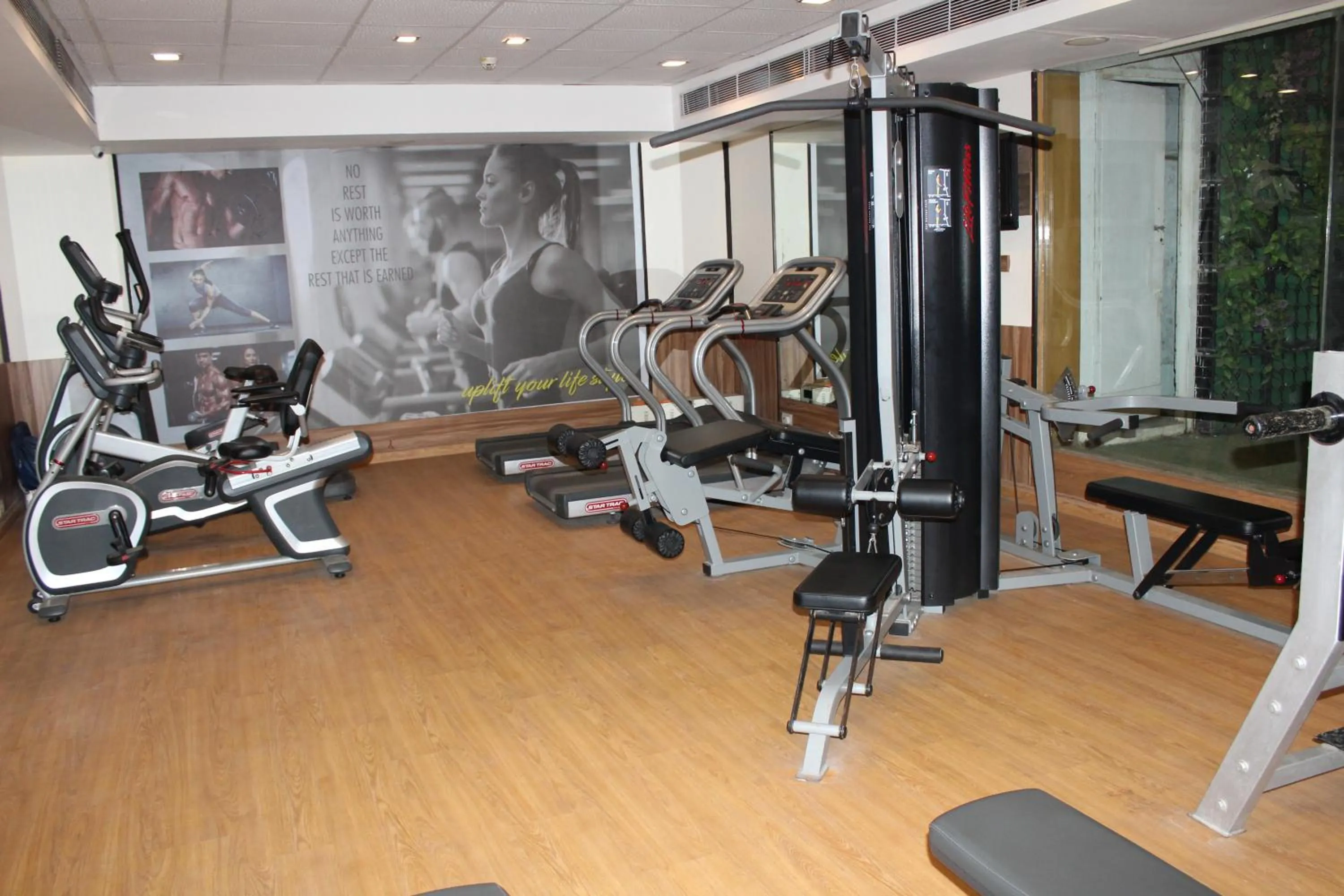 Fitness centre/facilities in Pride Plaza Hotel, Ahmedabad