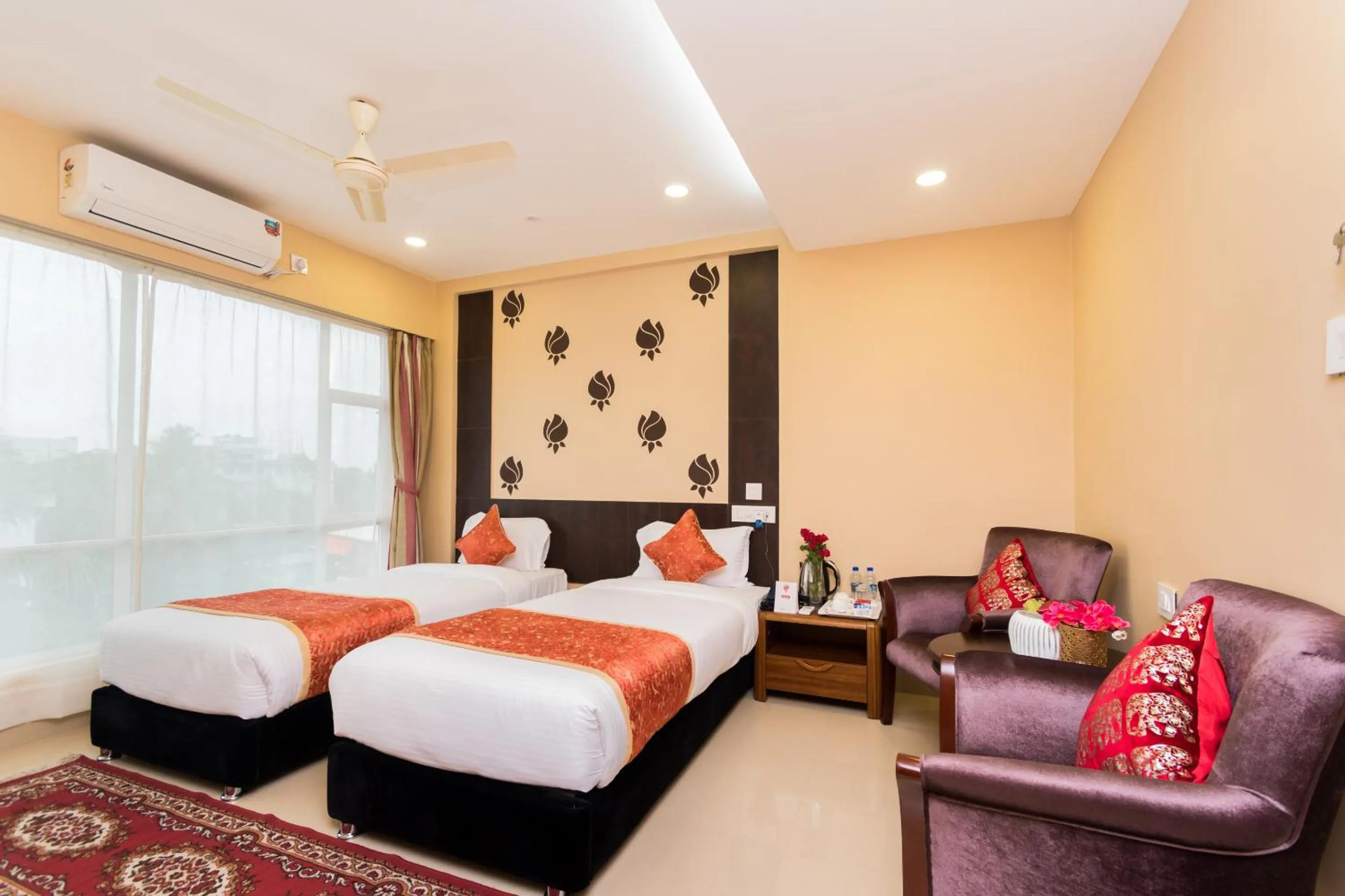 Bedroom, Bed in Central Courtyard Boutique Hotel