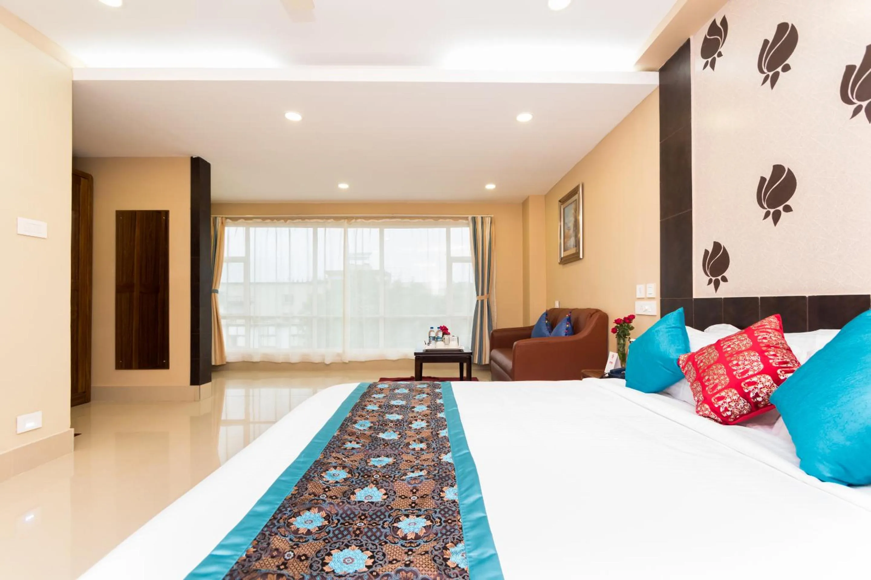 Bedroom, Bed in Central Courtyard Boutique Hotel