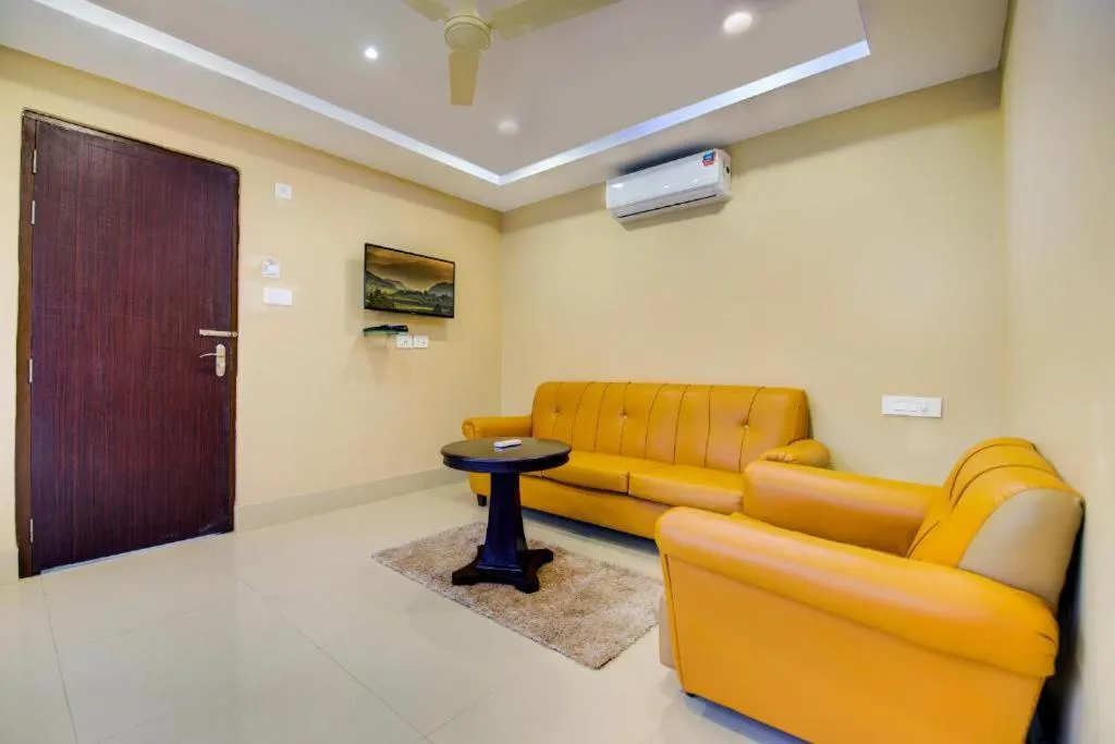 Seating area in Central Courtyard Boutique Hotel