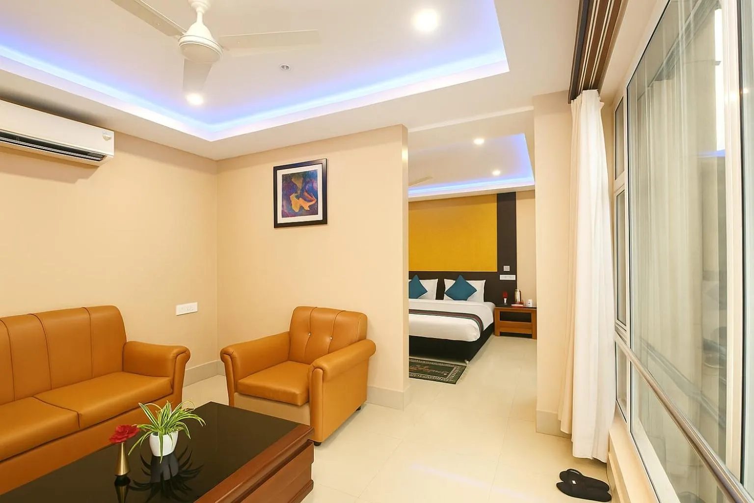 Bedroom in Central Courtyard Boutique Hotel