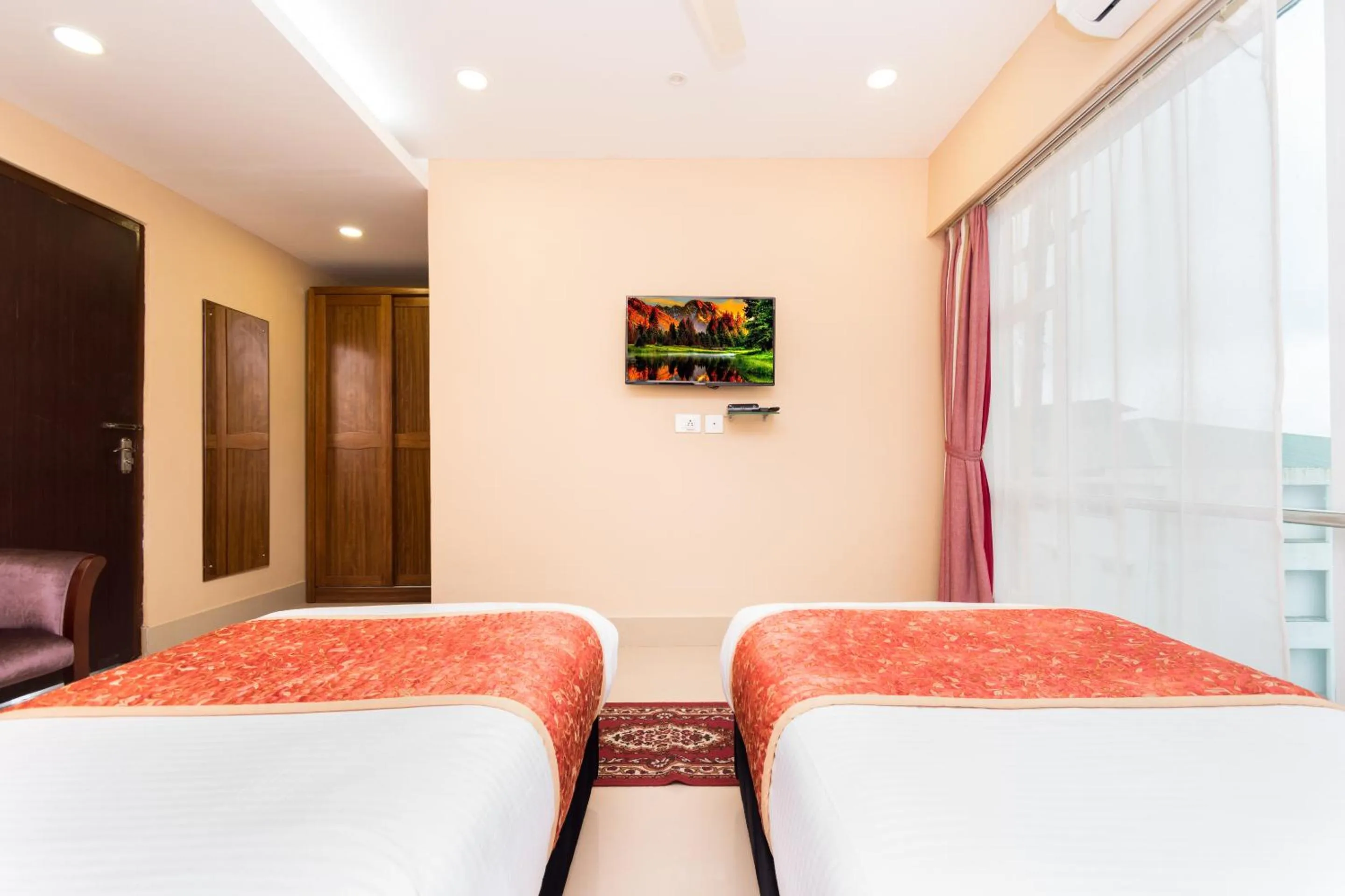 Bedroom, Bed in Central Courtyard Boutique Hotel