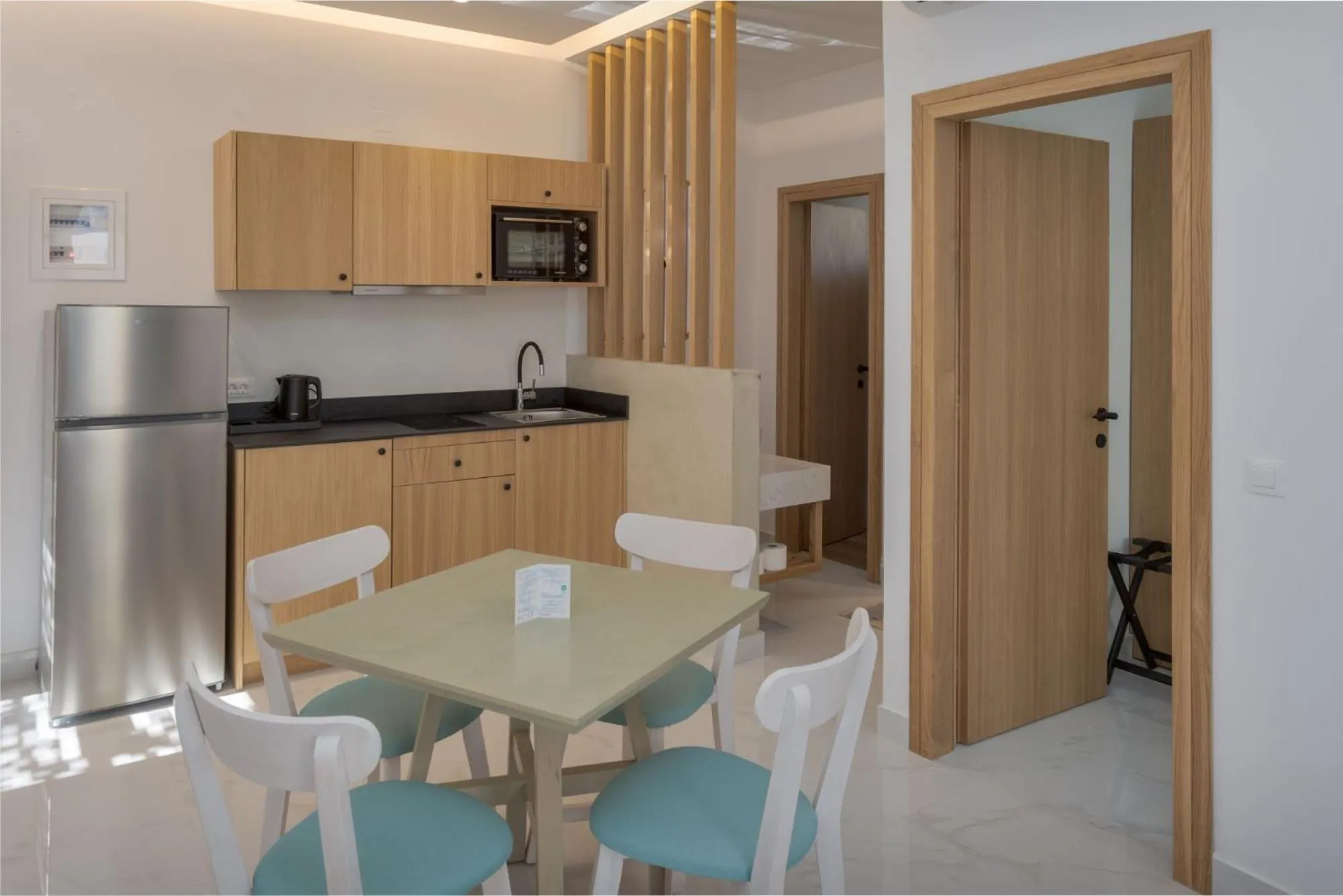 Kitchen or kitchenette in Galazio Beach Resort