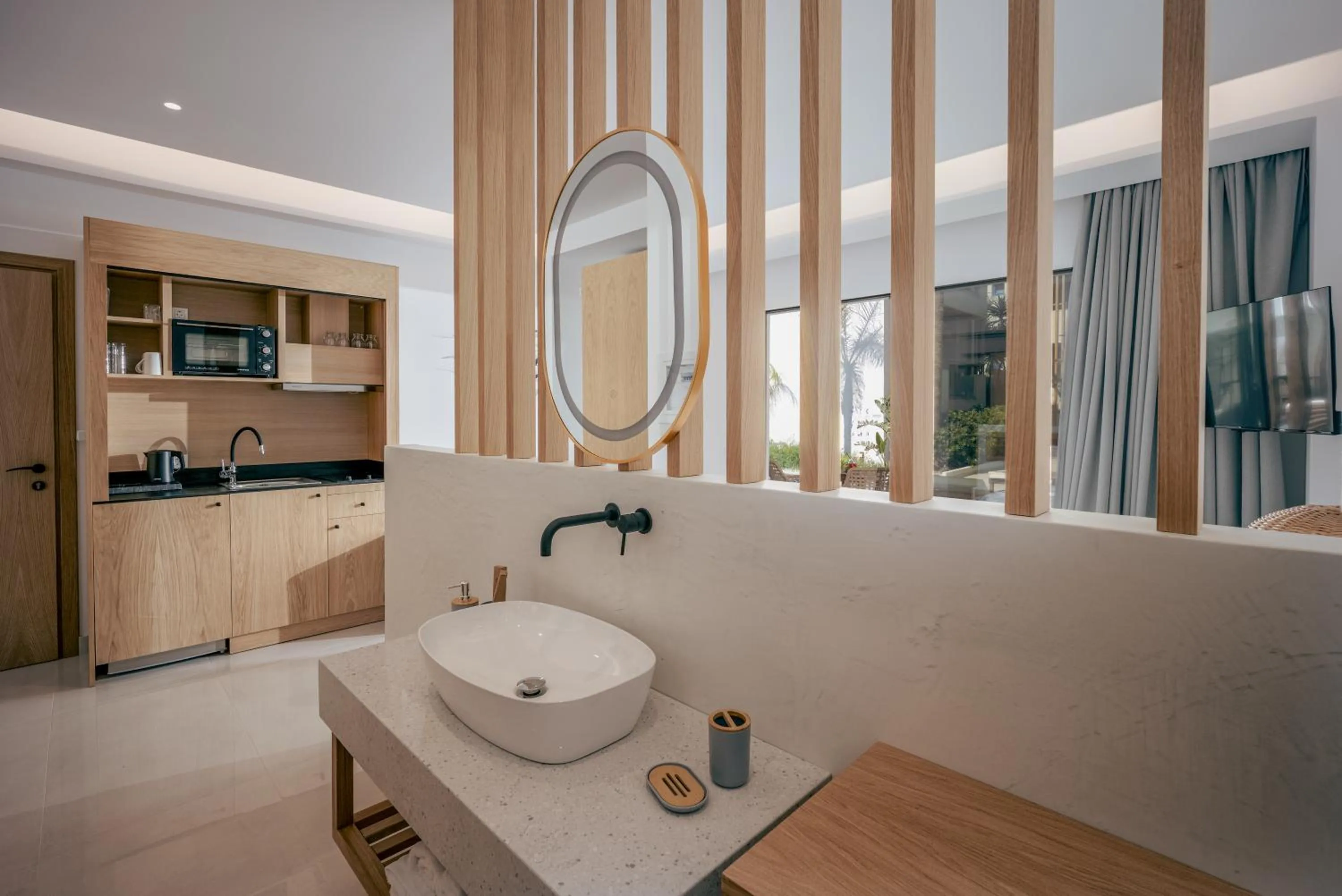 Bathroom in Galazio Beach Resort