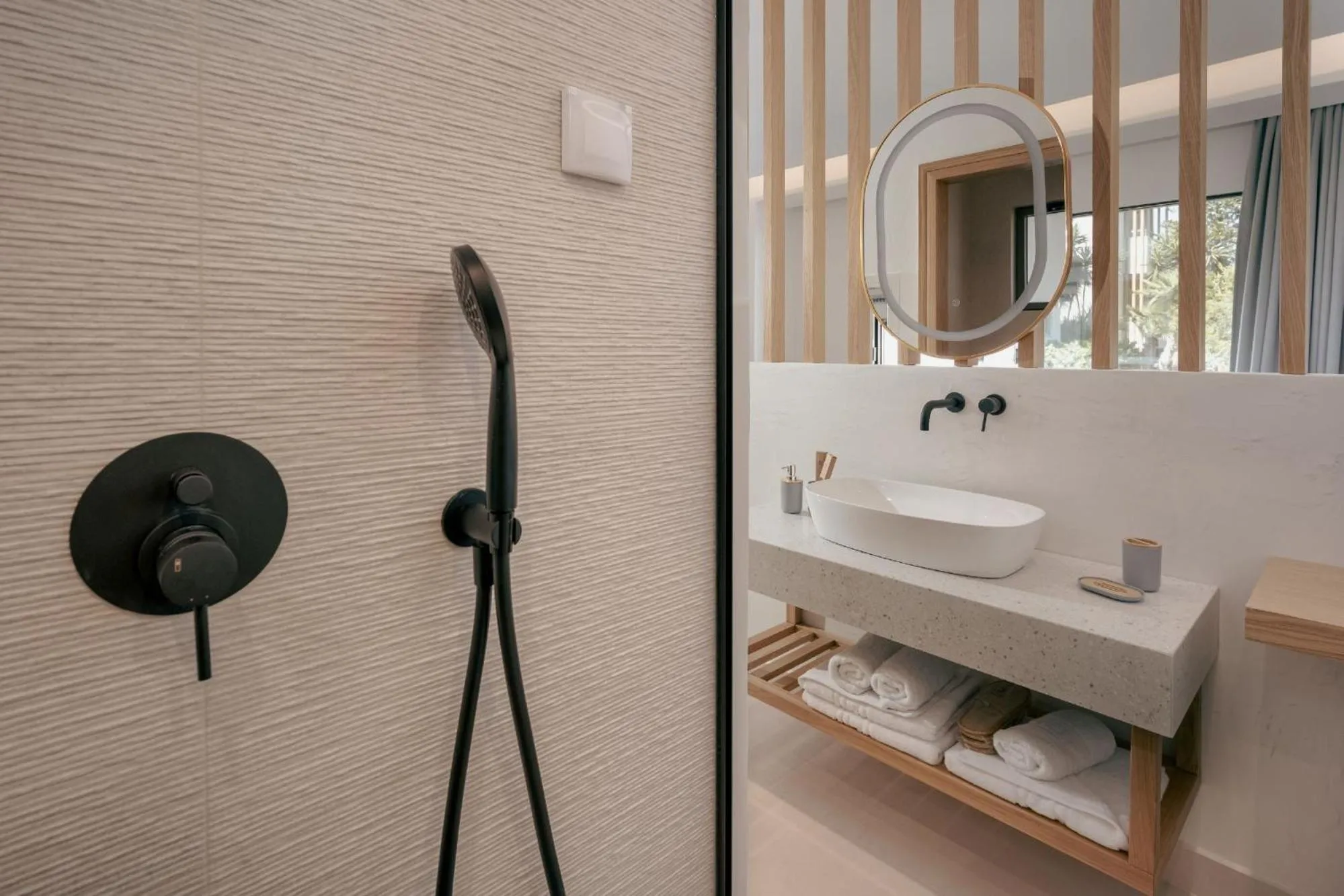 Shower in Galazio Beach Resort