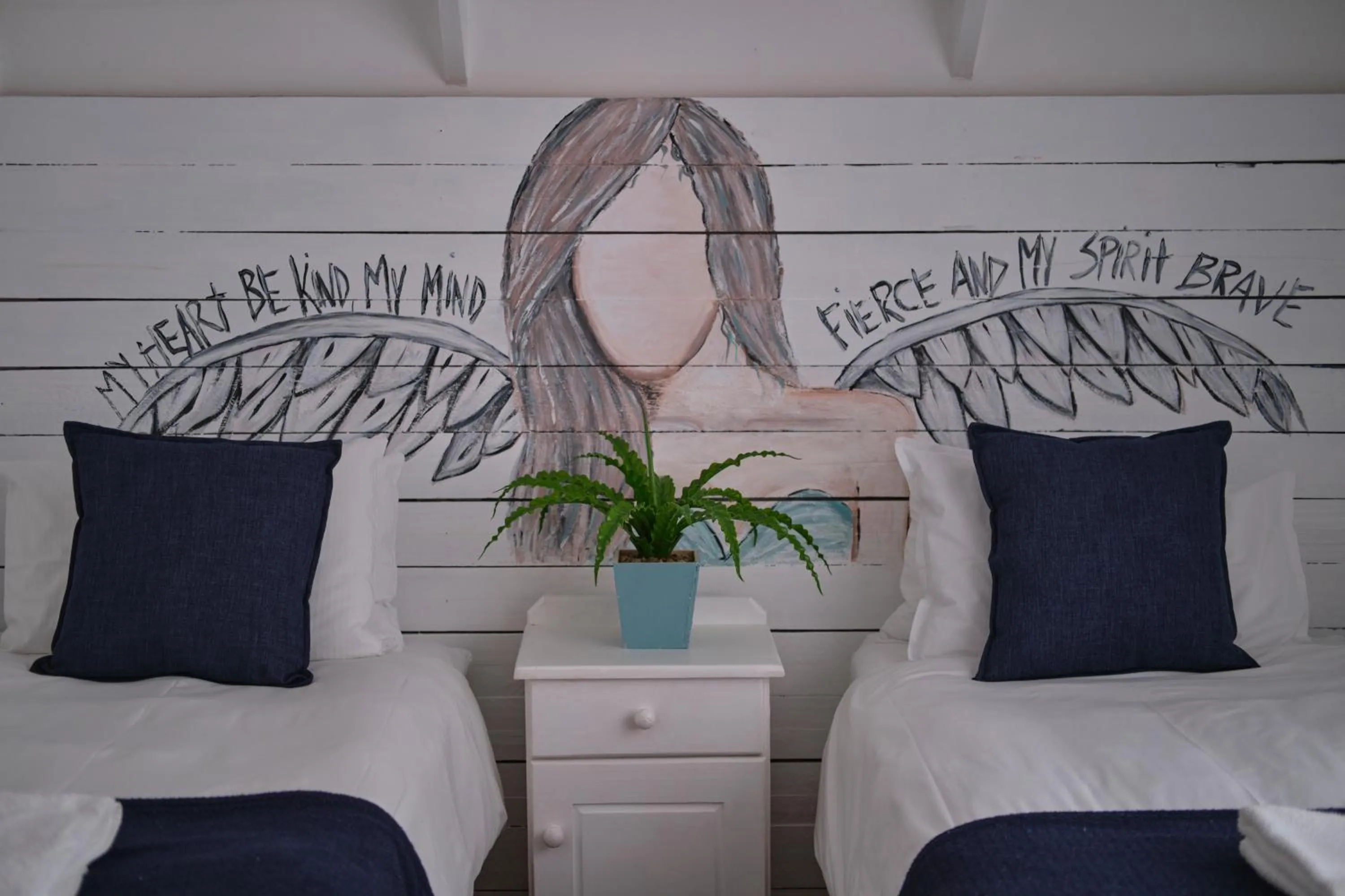 Bed in Be Our Guest Self Catering