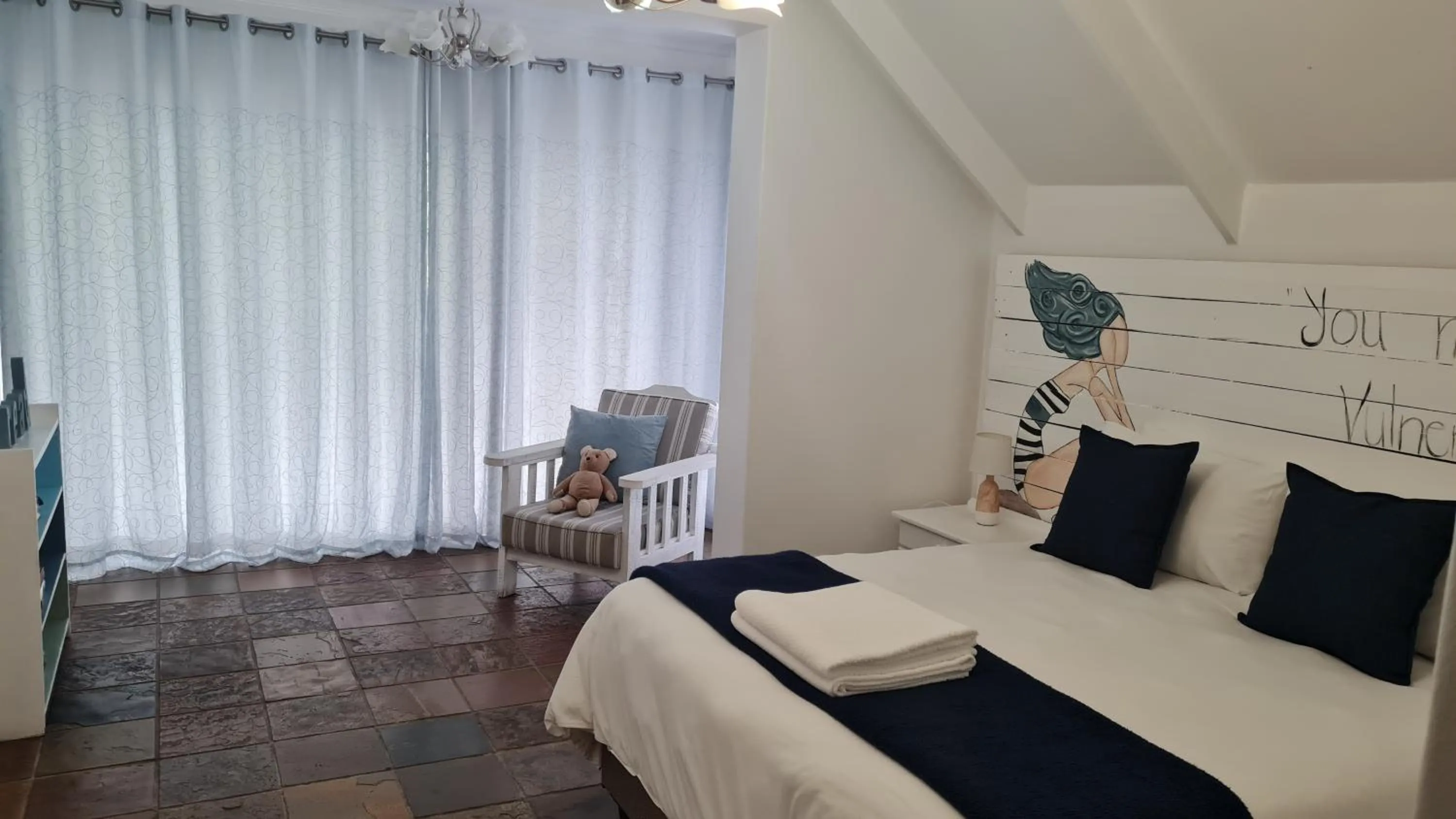 Bed in Be Our Guest Self Catering