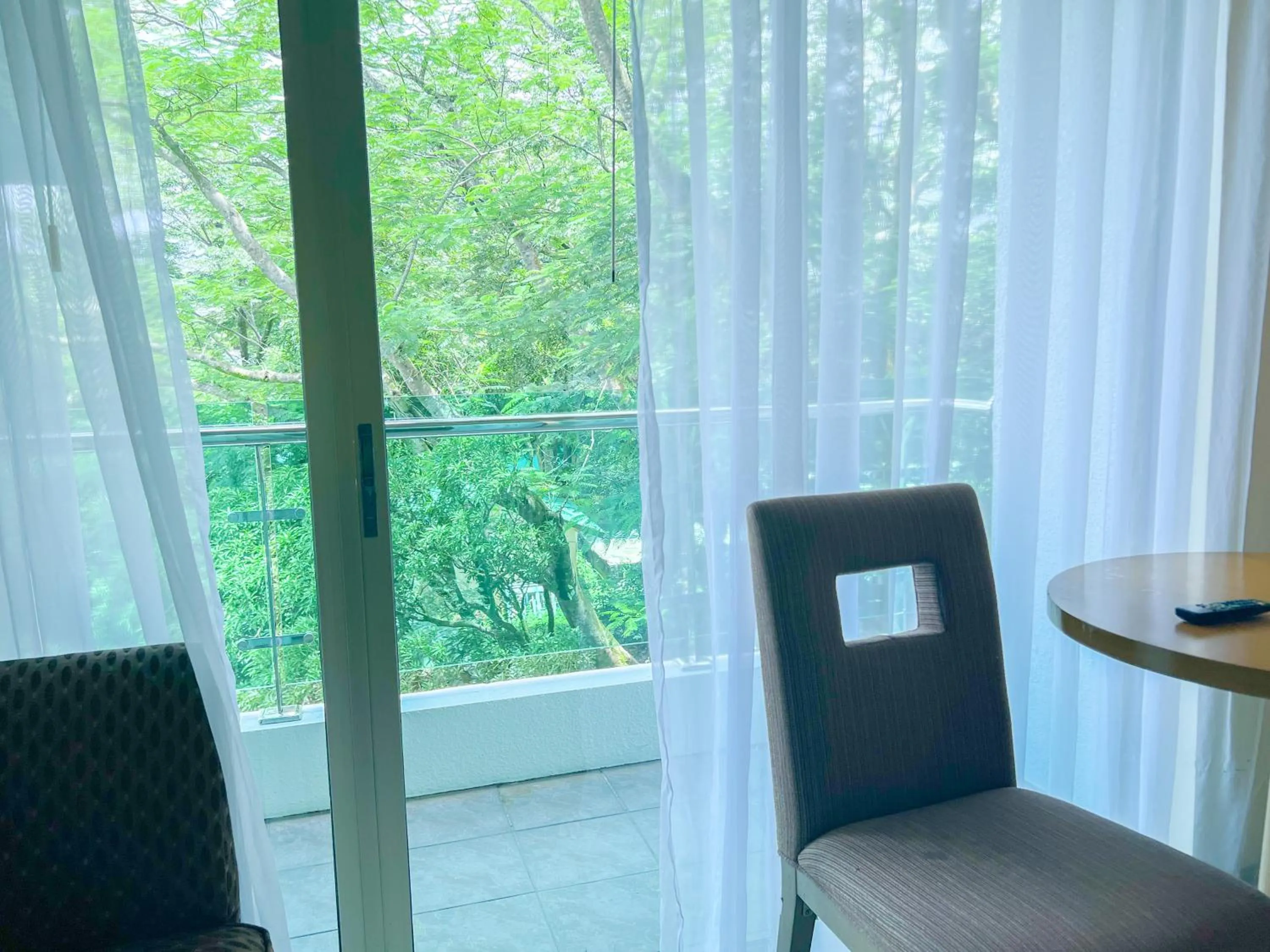 Balcony/Terrace in One Tagaytay Place Hotel Suites OFFICIAL ACCOUNT