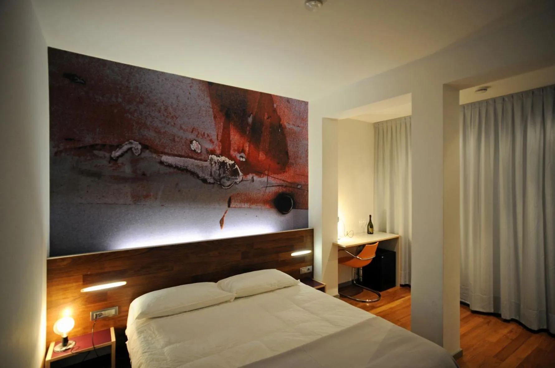 Bed in Alloggi Taverna Caorlina