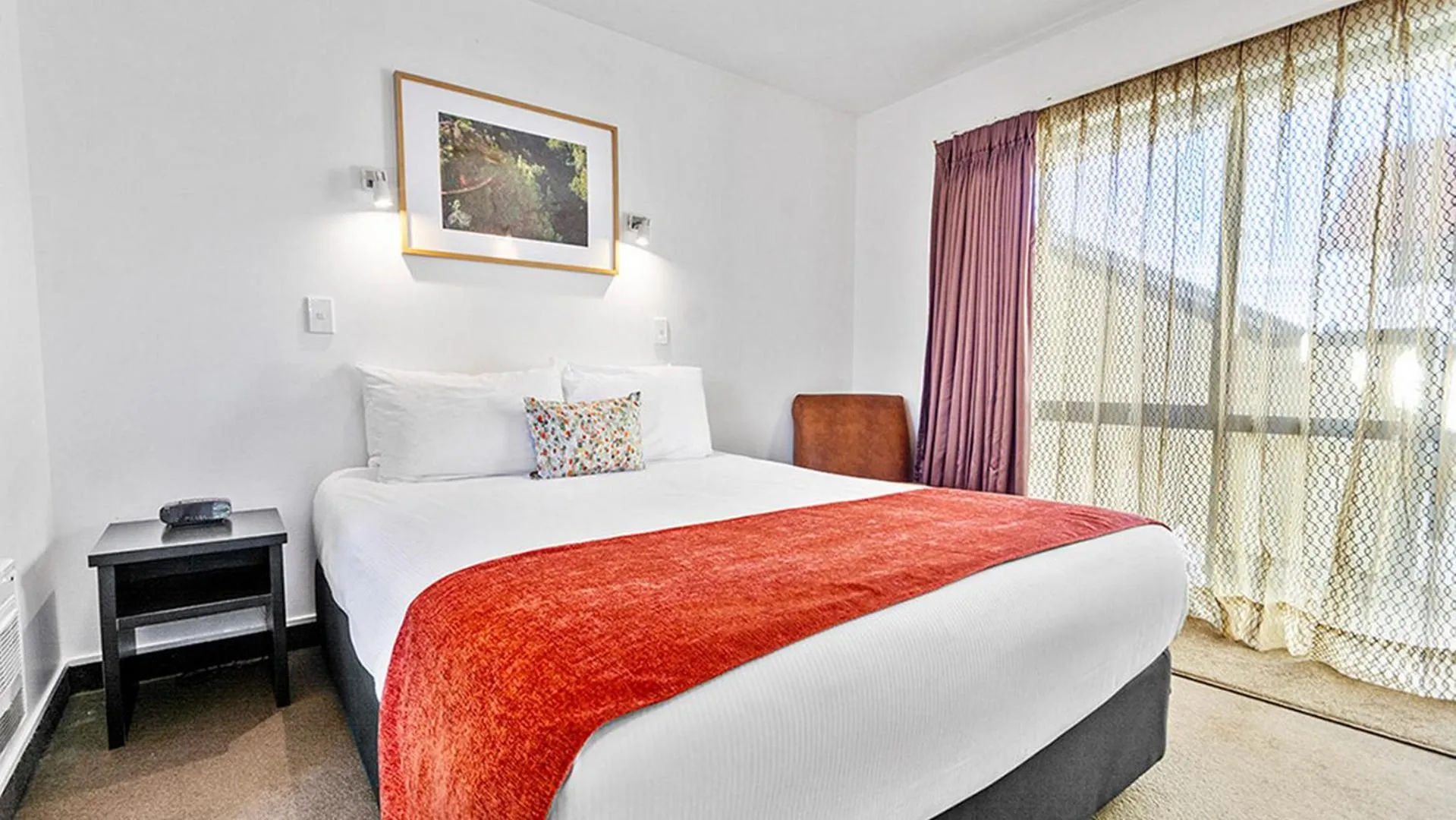 Bed in Bella Vista Motel Rotorua