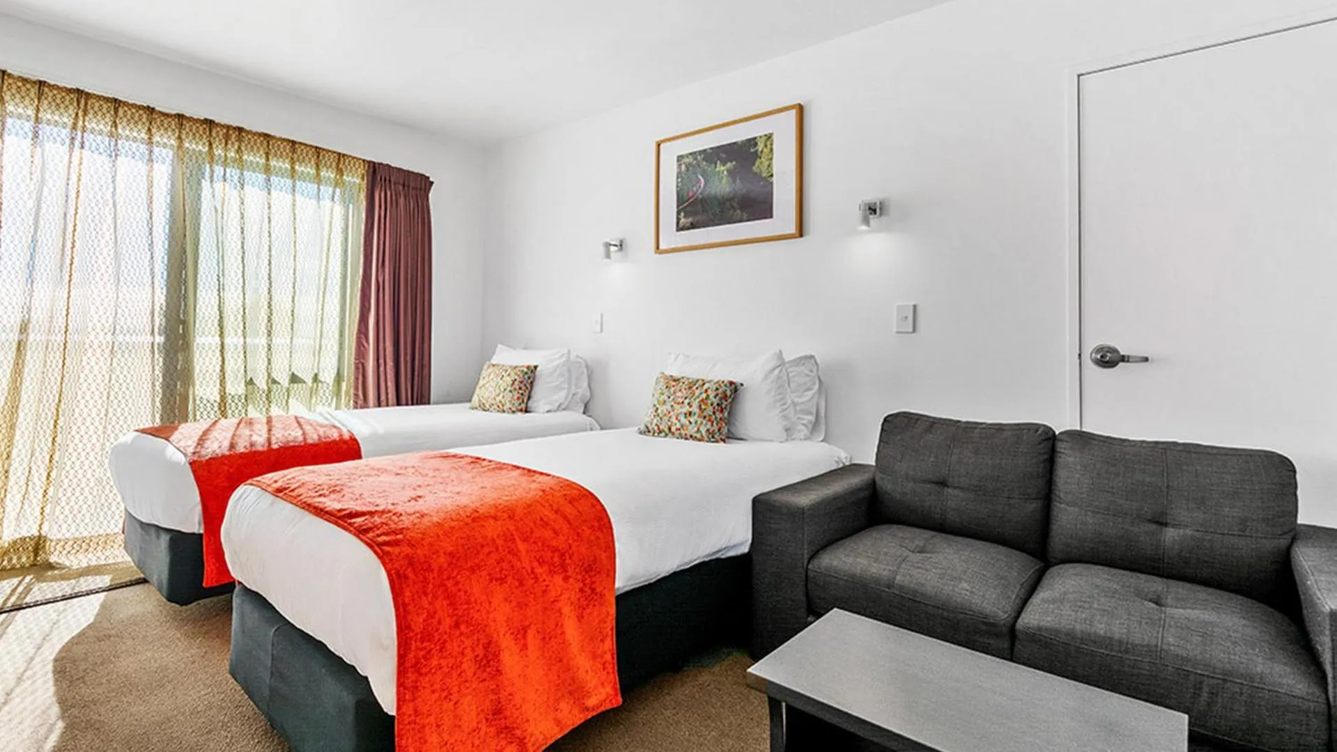 Bed in Bella Vista Motel Rotorua