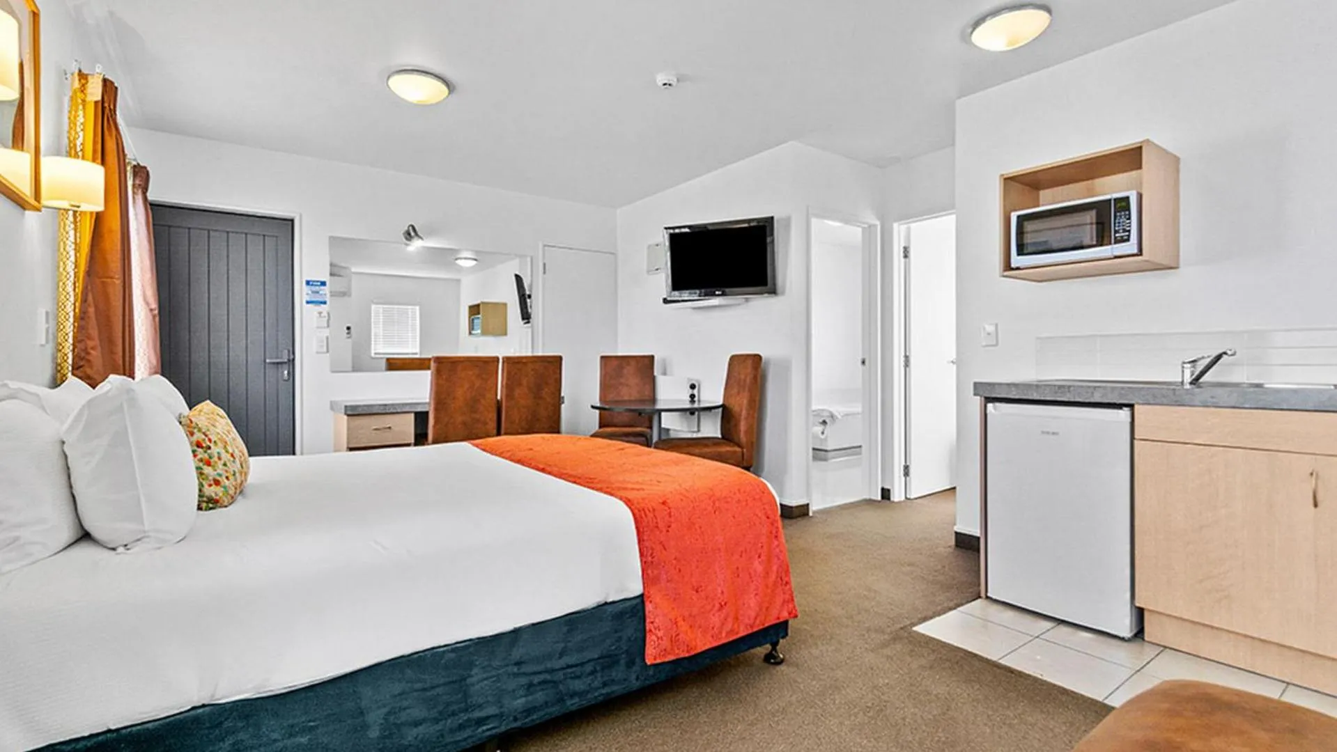 Bed in Bella Vista Motel Rotorua