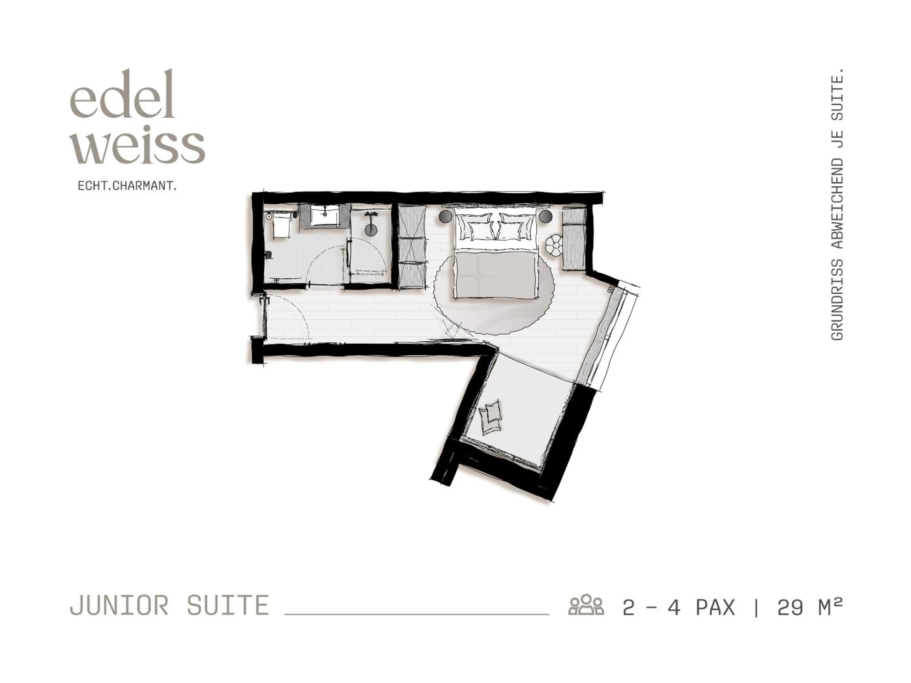 Floor plan in Edelweiss echt-charmant