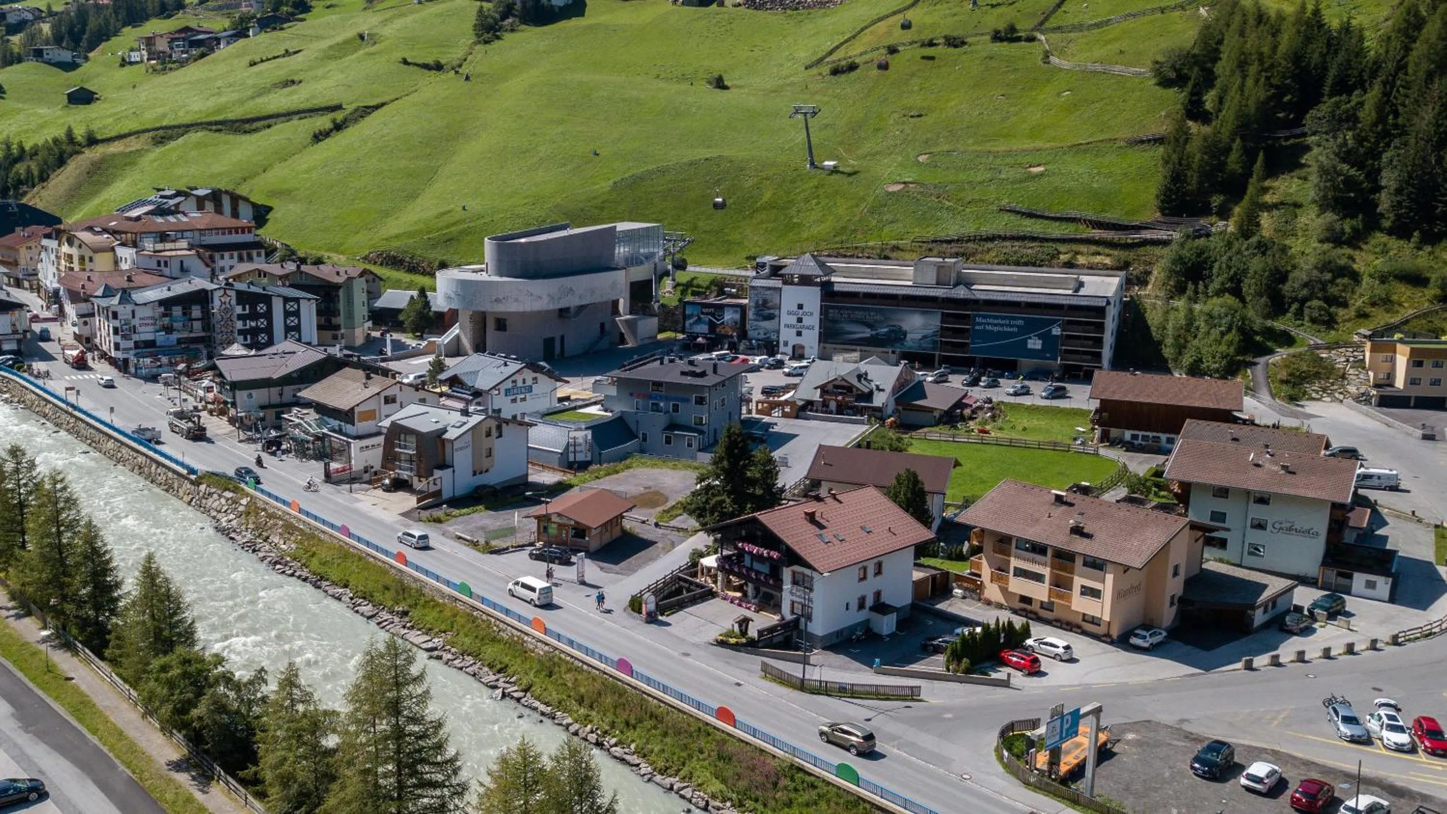 Bird's eye view in Pension Edelweiss