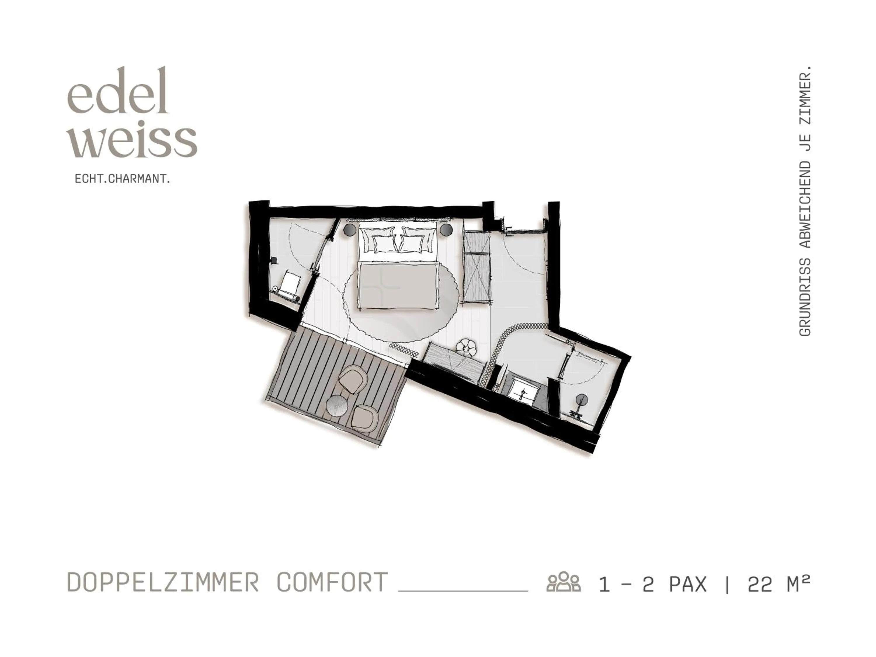 Floor plan in Edelweiss echt-charmant