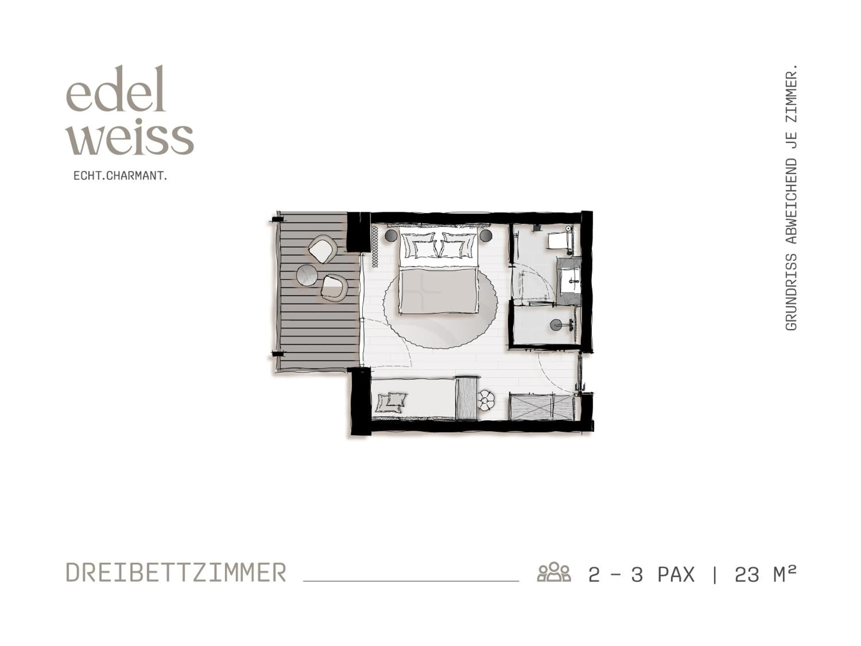 Floor plan in Edelweiss echt-charmant