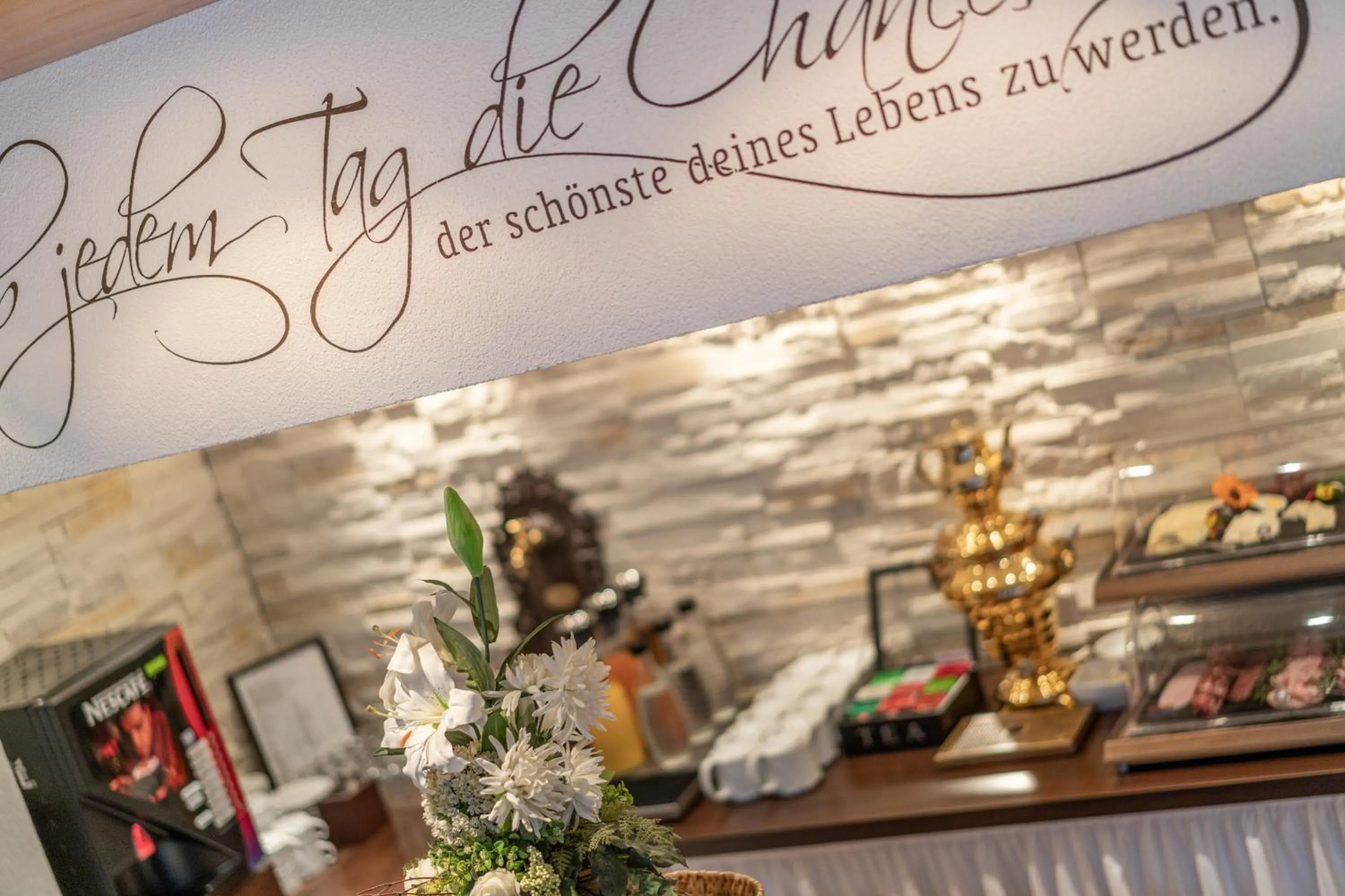 Buffet breakfast in Pension Edelweiss