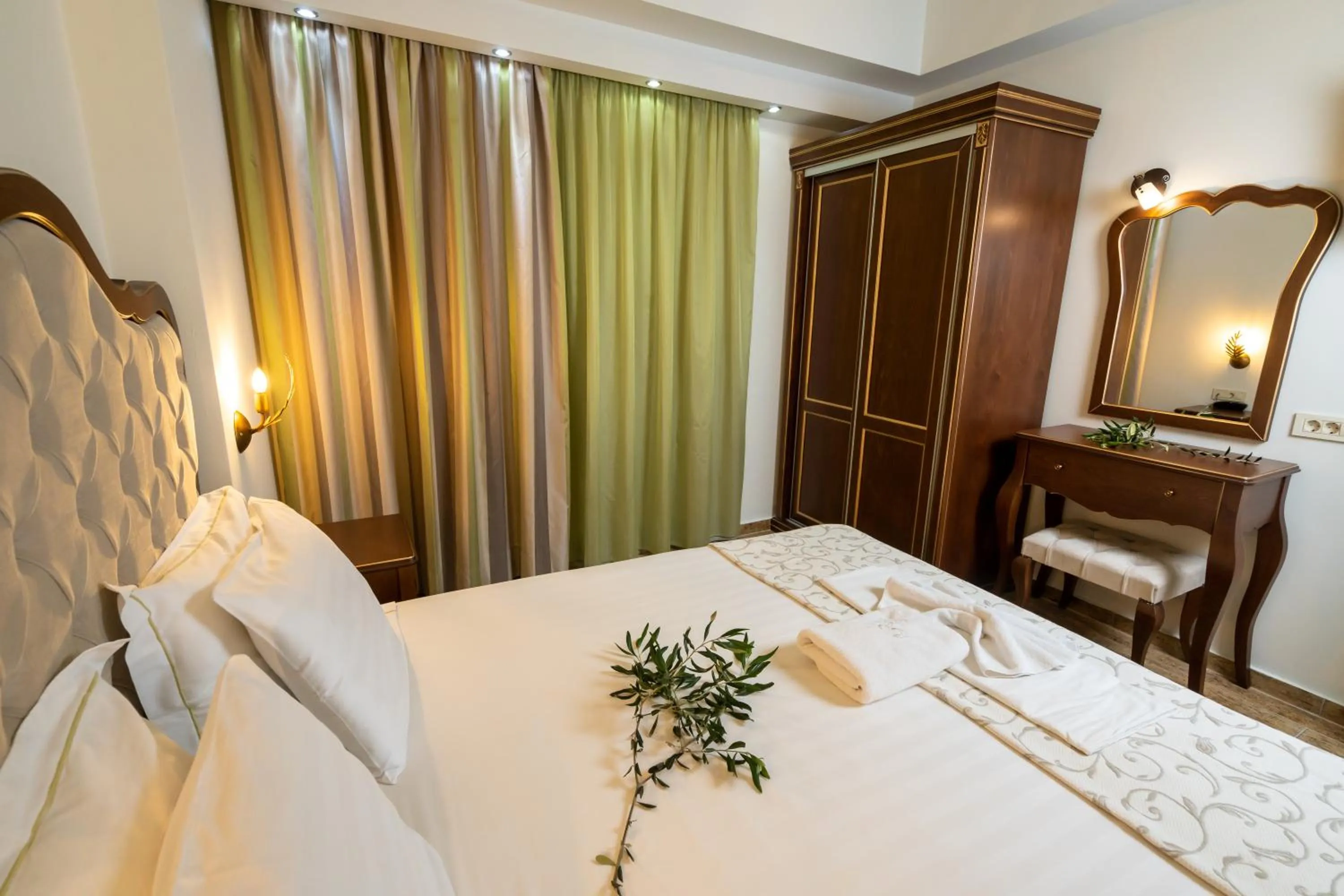 Bed in Hotel Parga Princess