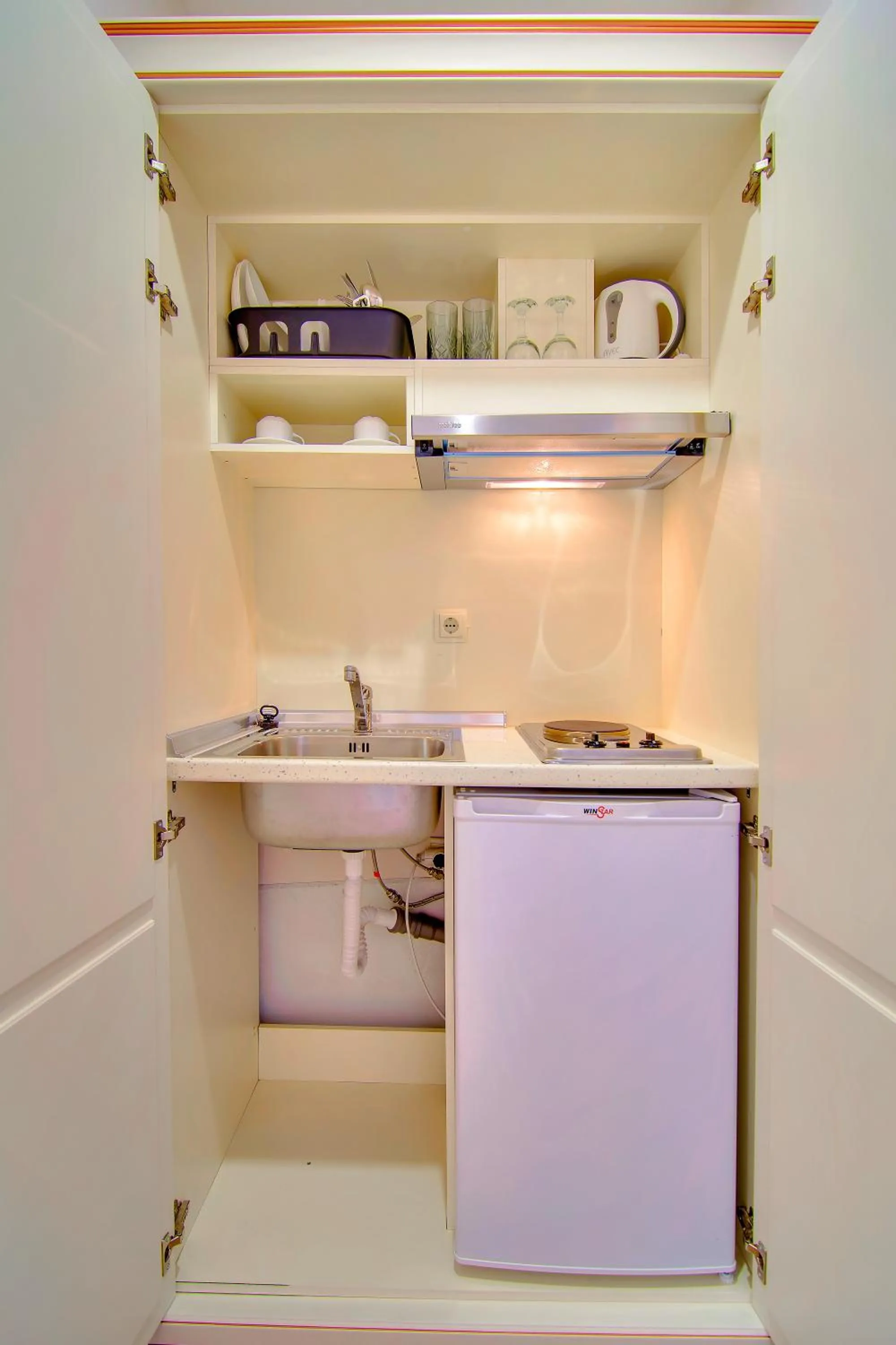 Kitchen or kitchenette in Hotel Parga Princess