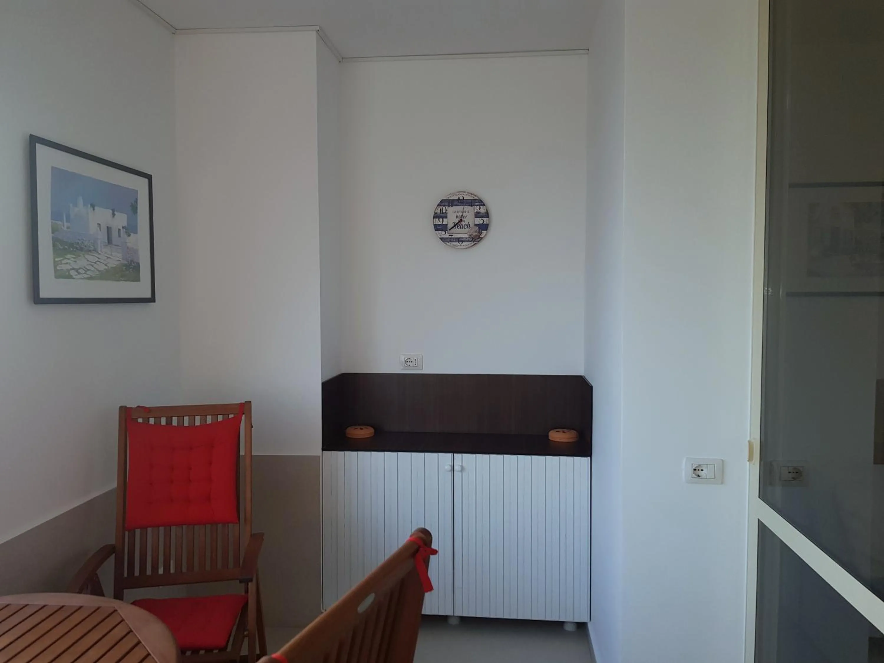 Balcony/Terrace in M&I Beach Apartment with Sea View
