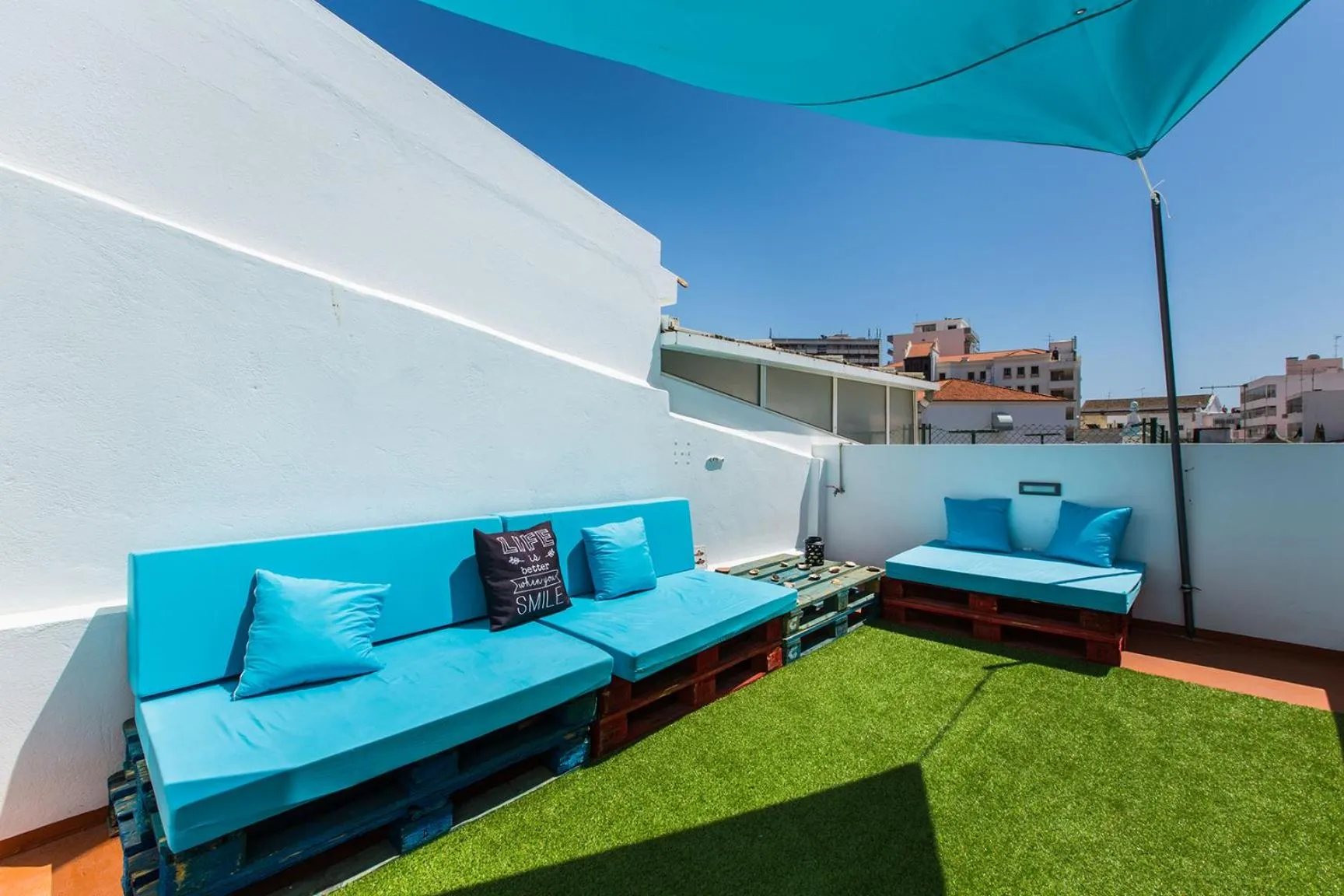 Balcony/Terrace in Faro Cosy Guesthouse