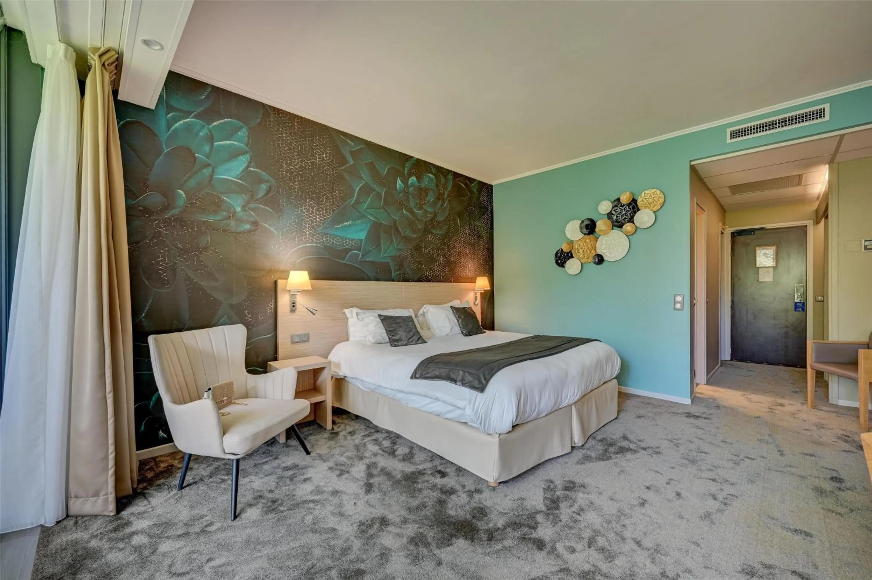 Bedroom, Bed in Best Western Sévan Parc Hôtel