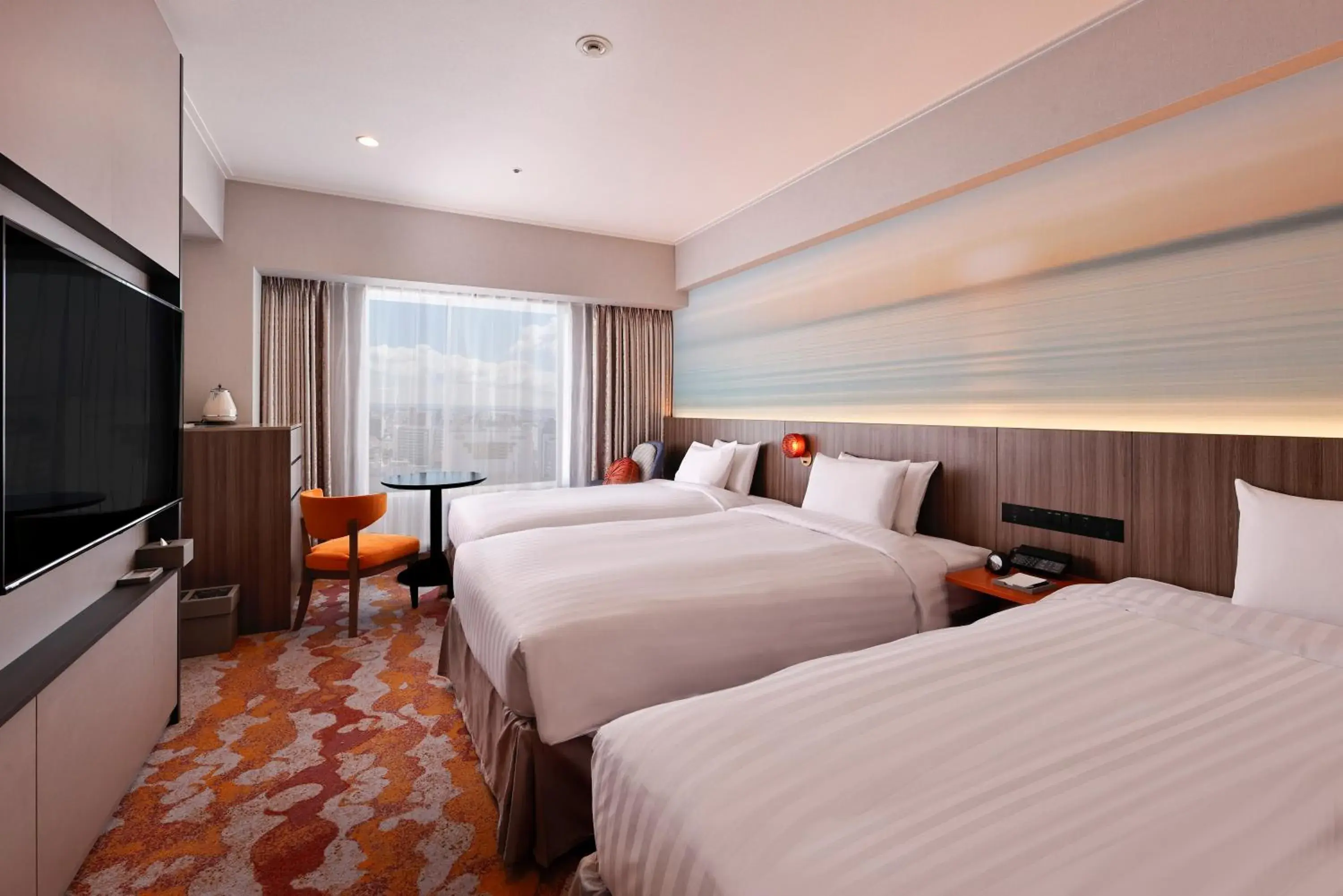 Premium Twin Room in Miyako Hotel Yokkaichi Premium Twin Room in Miyako Hotel Yokkaichi