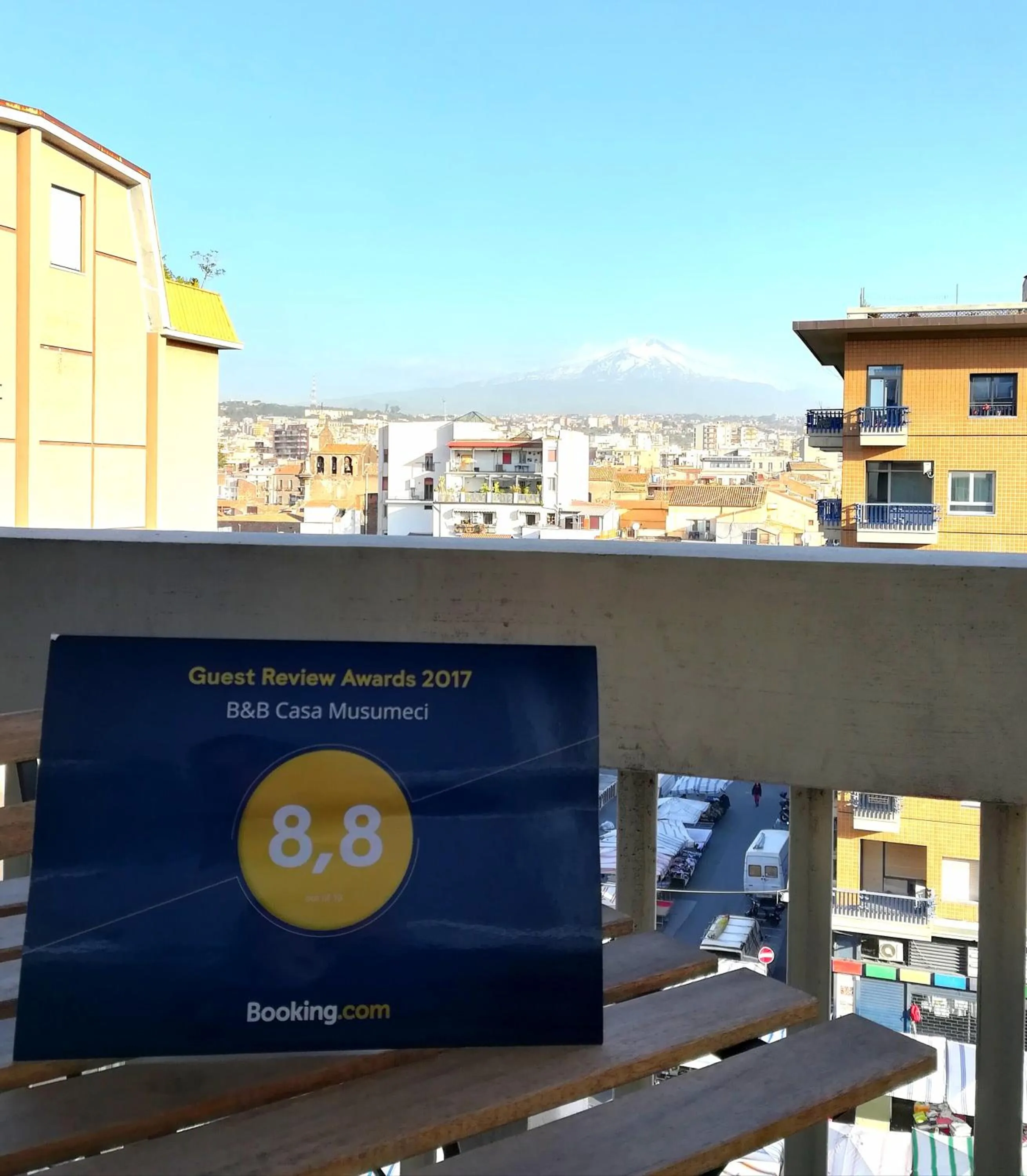 Balcony/Terrace in B&B Casa Musumeci