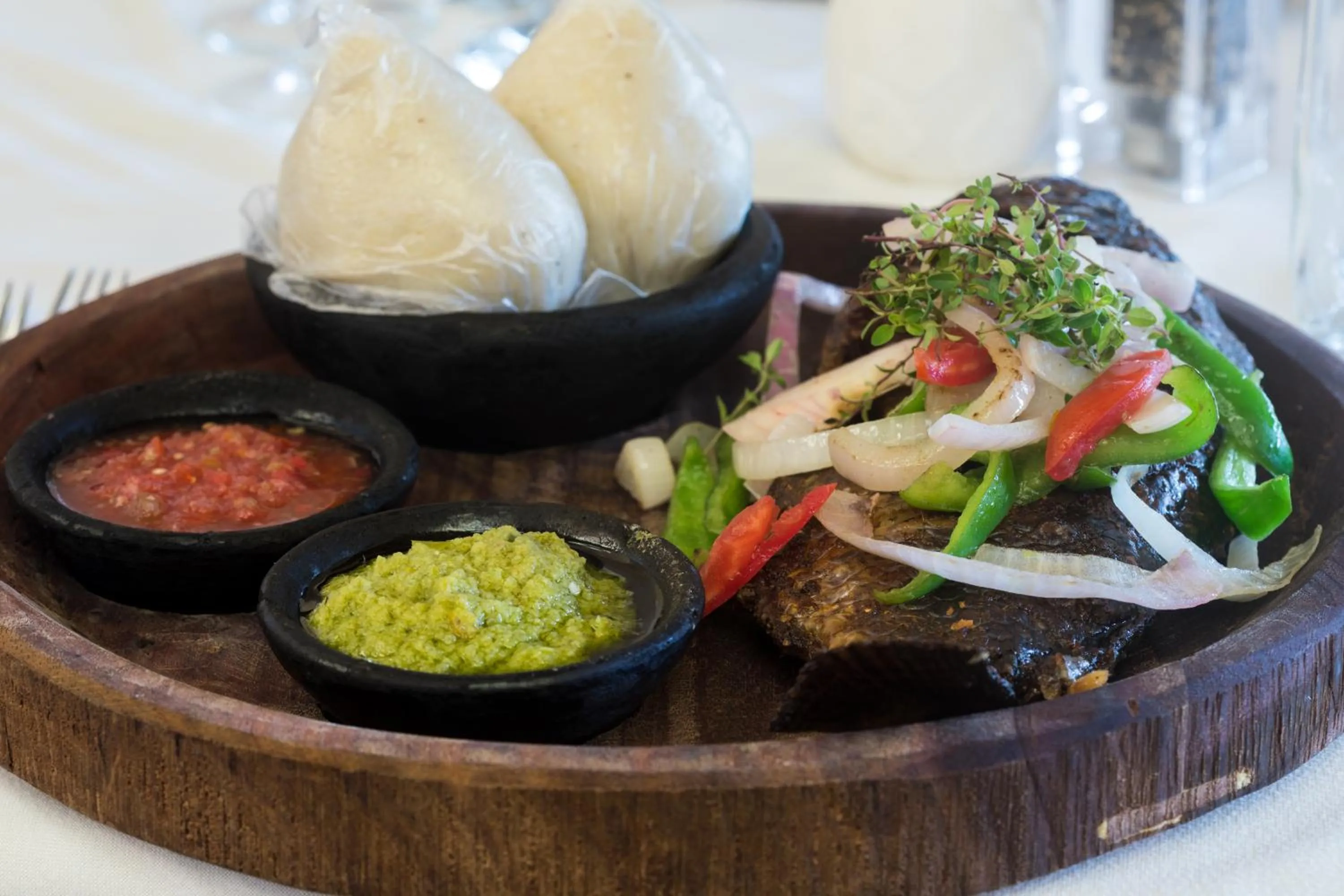 Food in The Royal Senchi Hotel and Resort