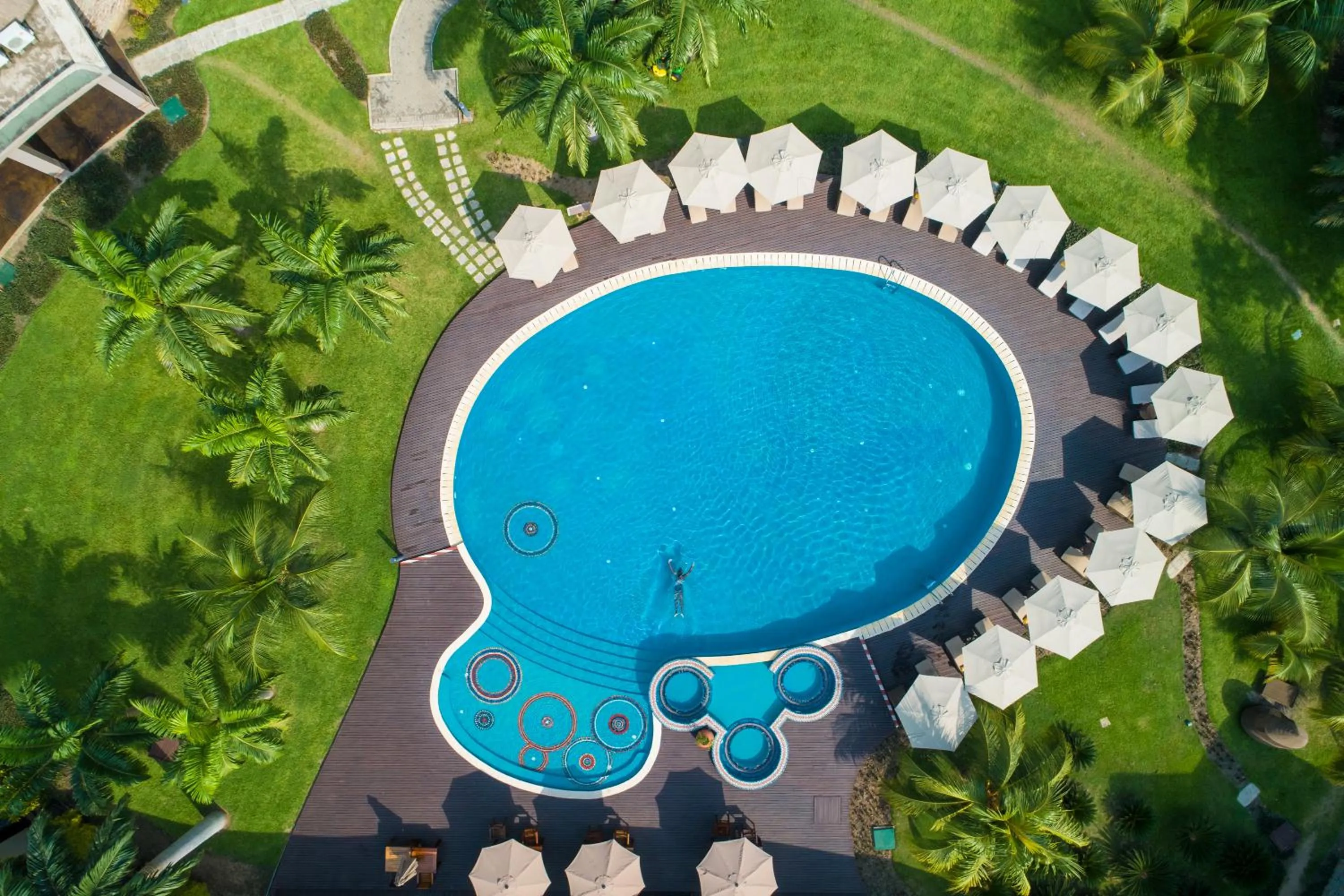 Swimming pool in The Royal Senchi Hotel and Resort