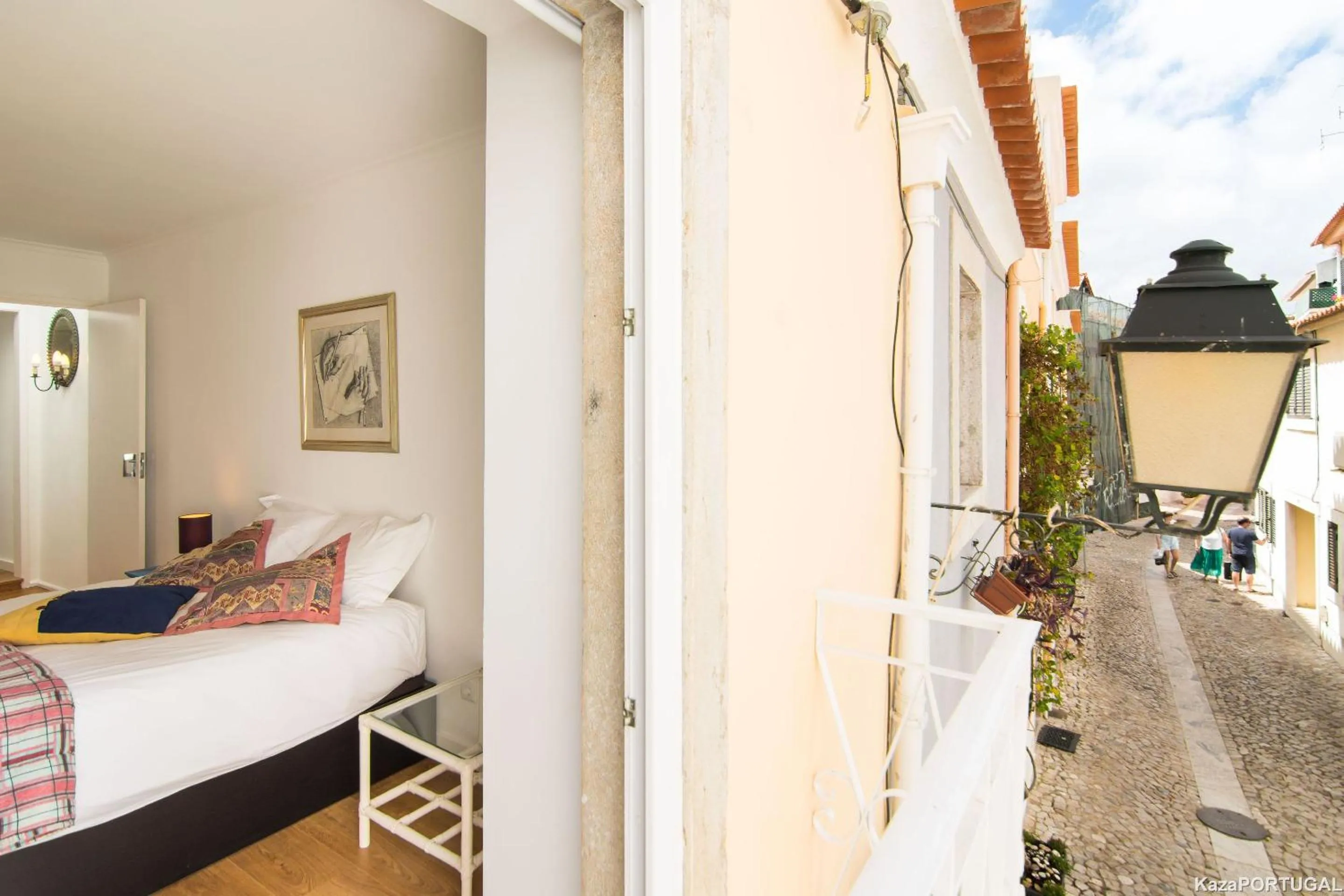 Balcony/Terrace, Bed in Gomes Freire Delight