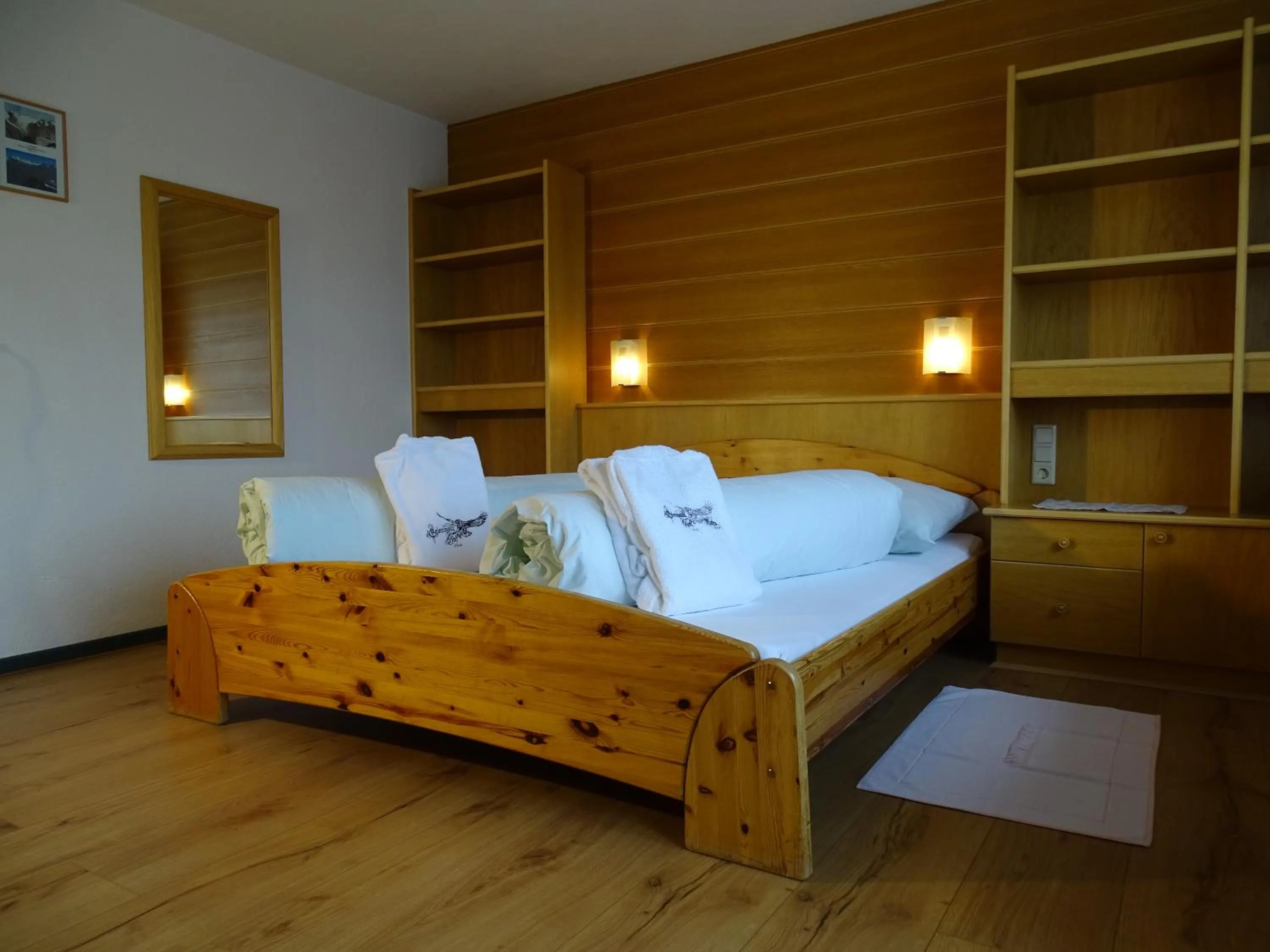 Mountain view, Bed in Gasthof Geierwallihof Klotz Konrad KEG