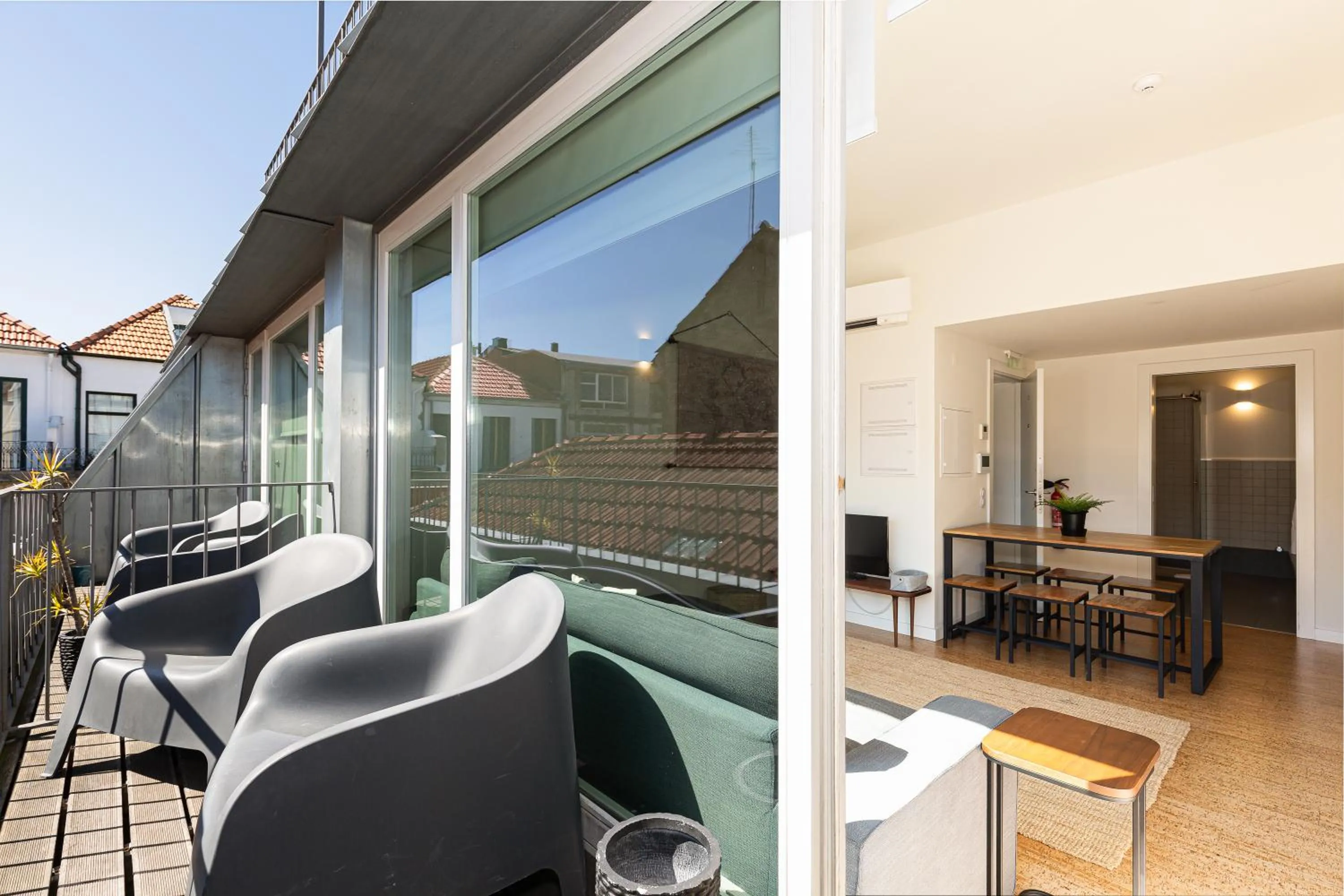 Balcony/Terrace in Galerias Nightlife Fashion Flats