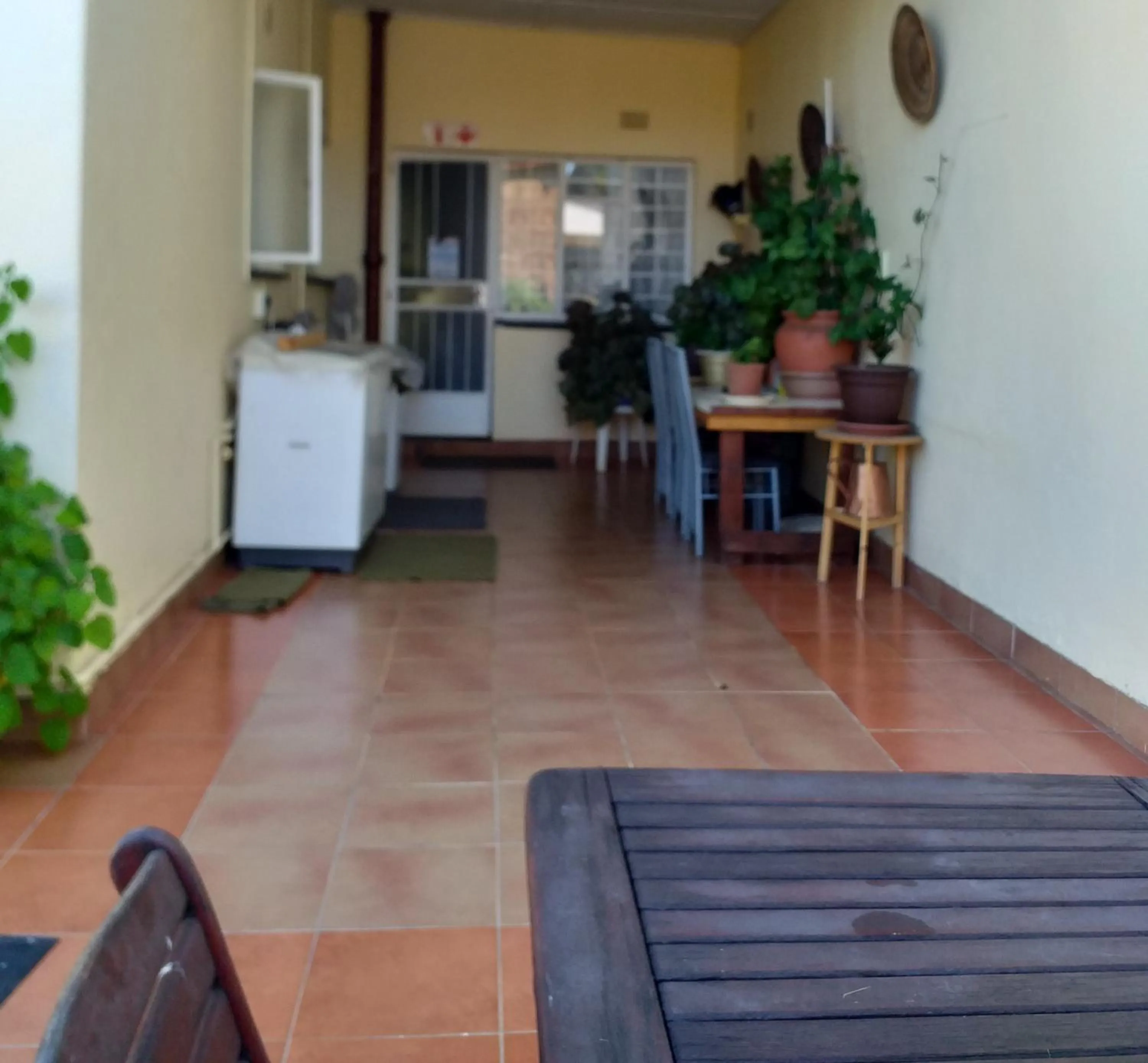 Patio in Kwa-Dlamathe Guesthouse