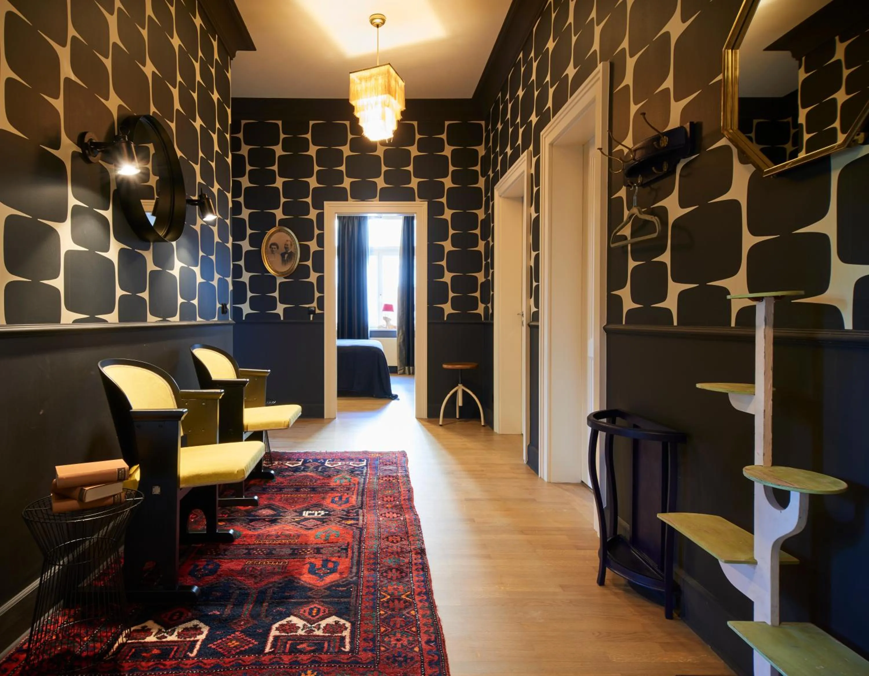 Seating area in Cora Apartments