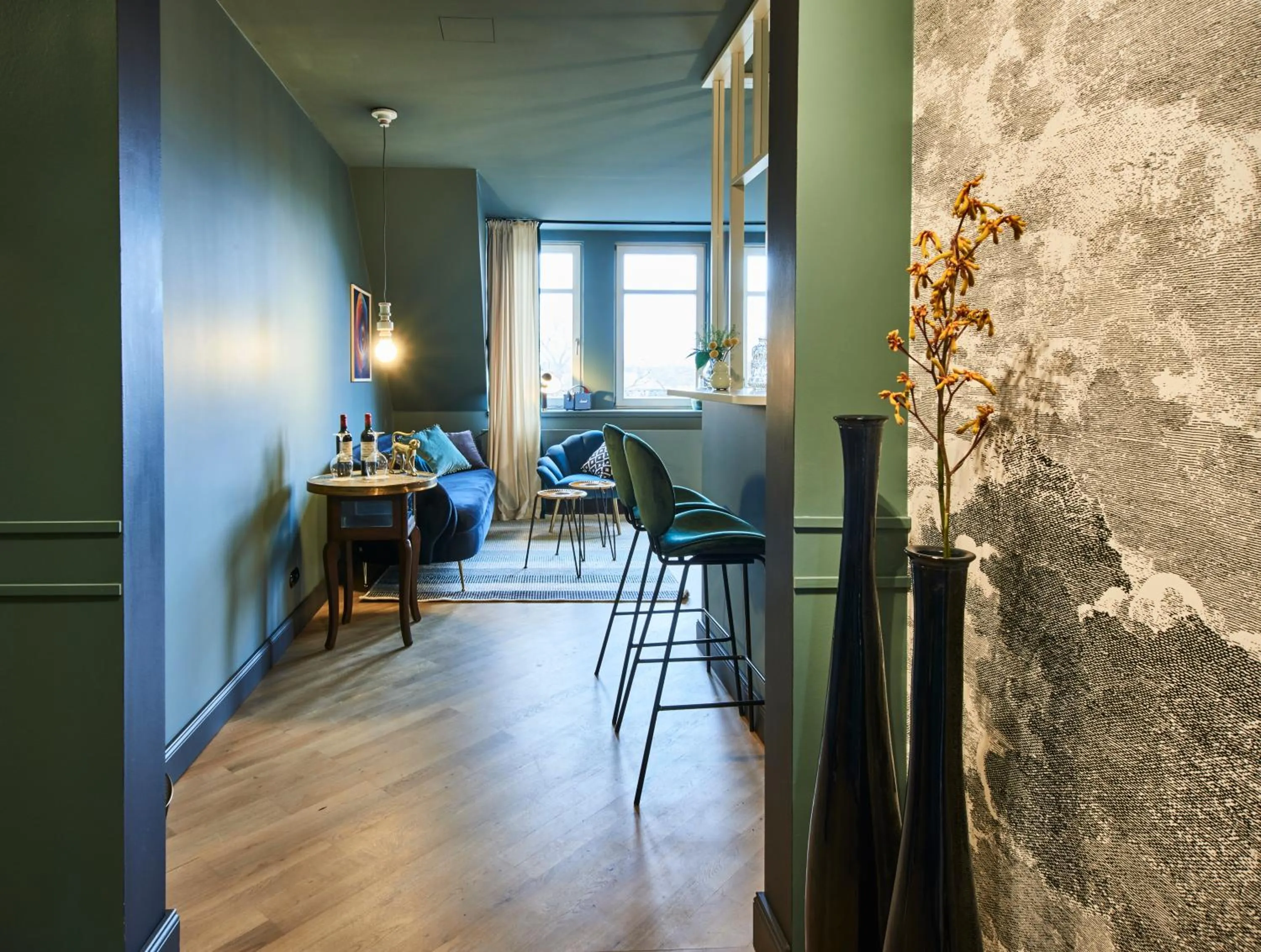 Dining area in Cora Apartments