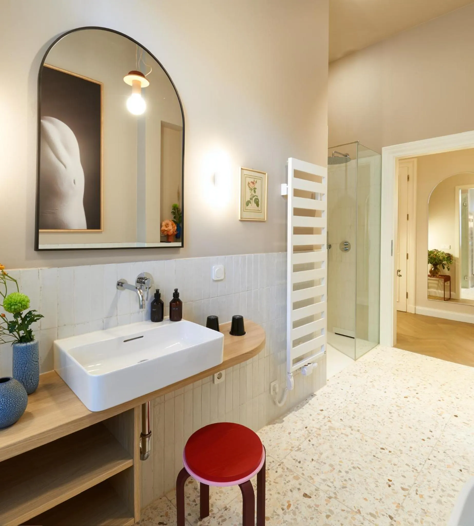 Bathroom in Cora Apartments