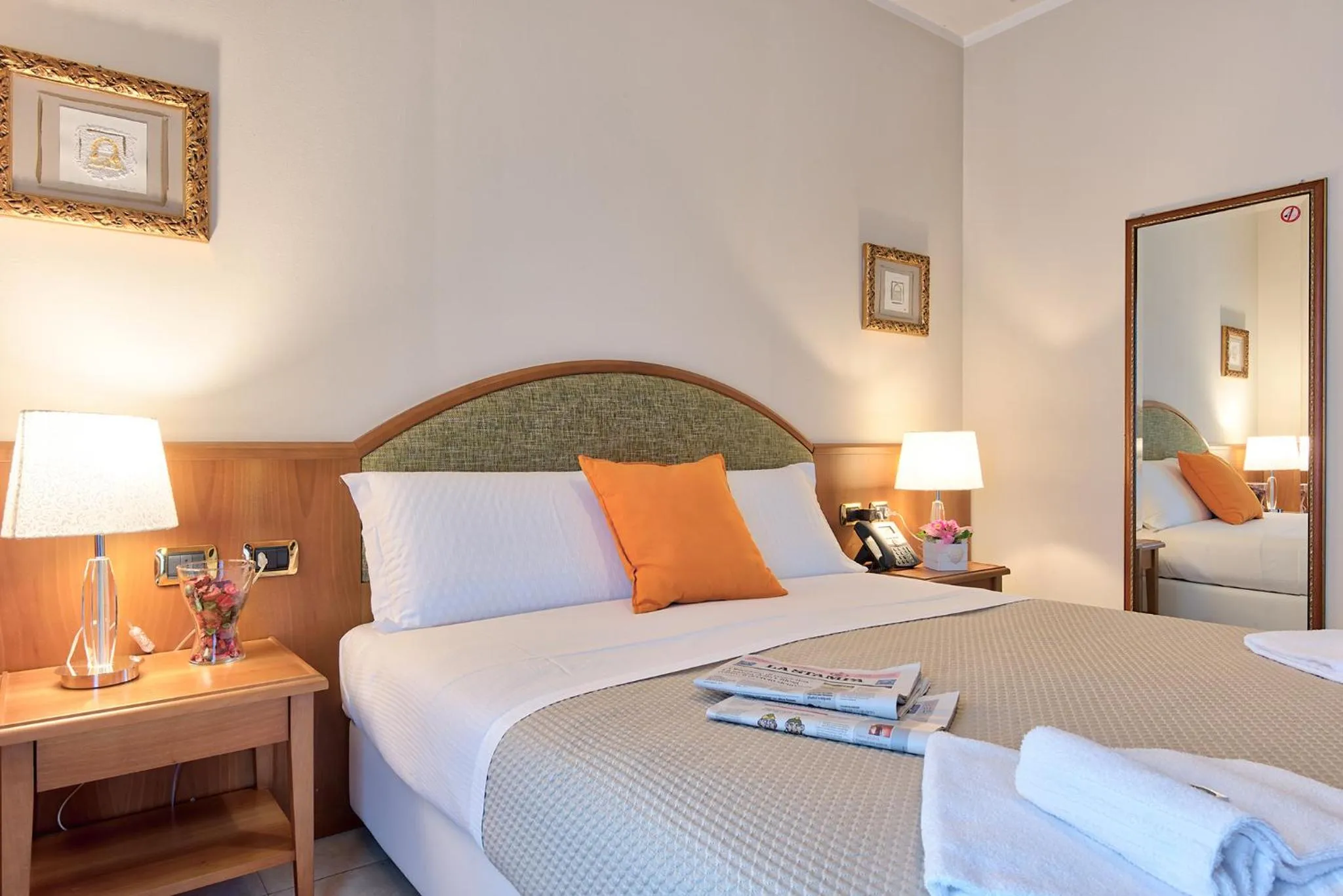 Photo of the whole room, Bed in Albergo Villa Priula