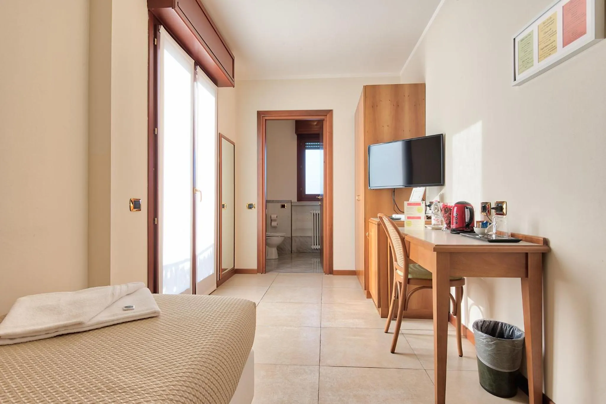 Photo of the whole room, Bed in Albergo Villa Priula