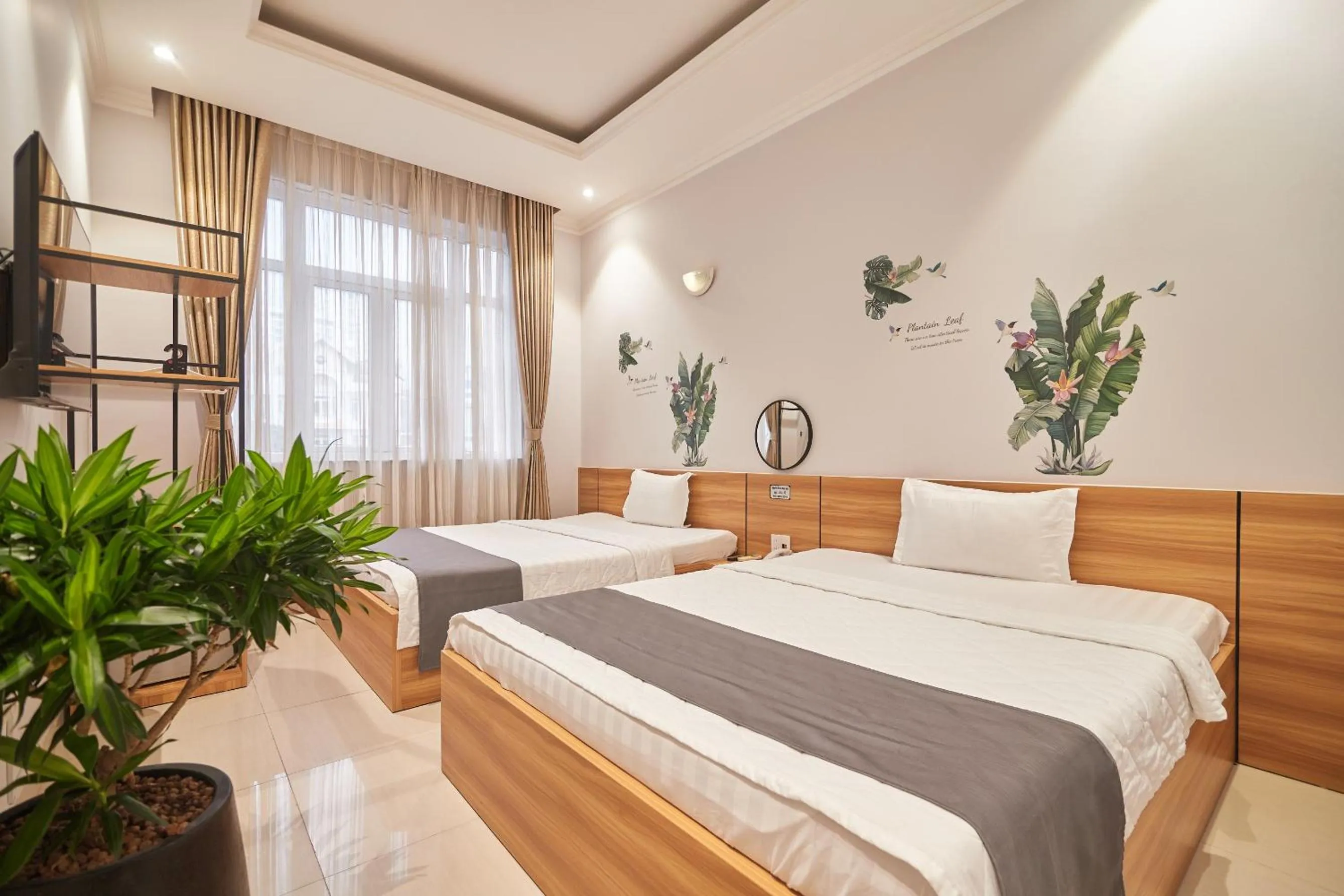 Bedroom, Bed in Bin Bin Hotel 2 - Near Him Lam D7