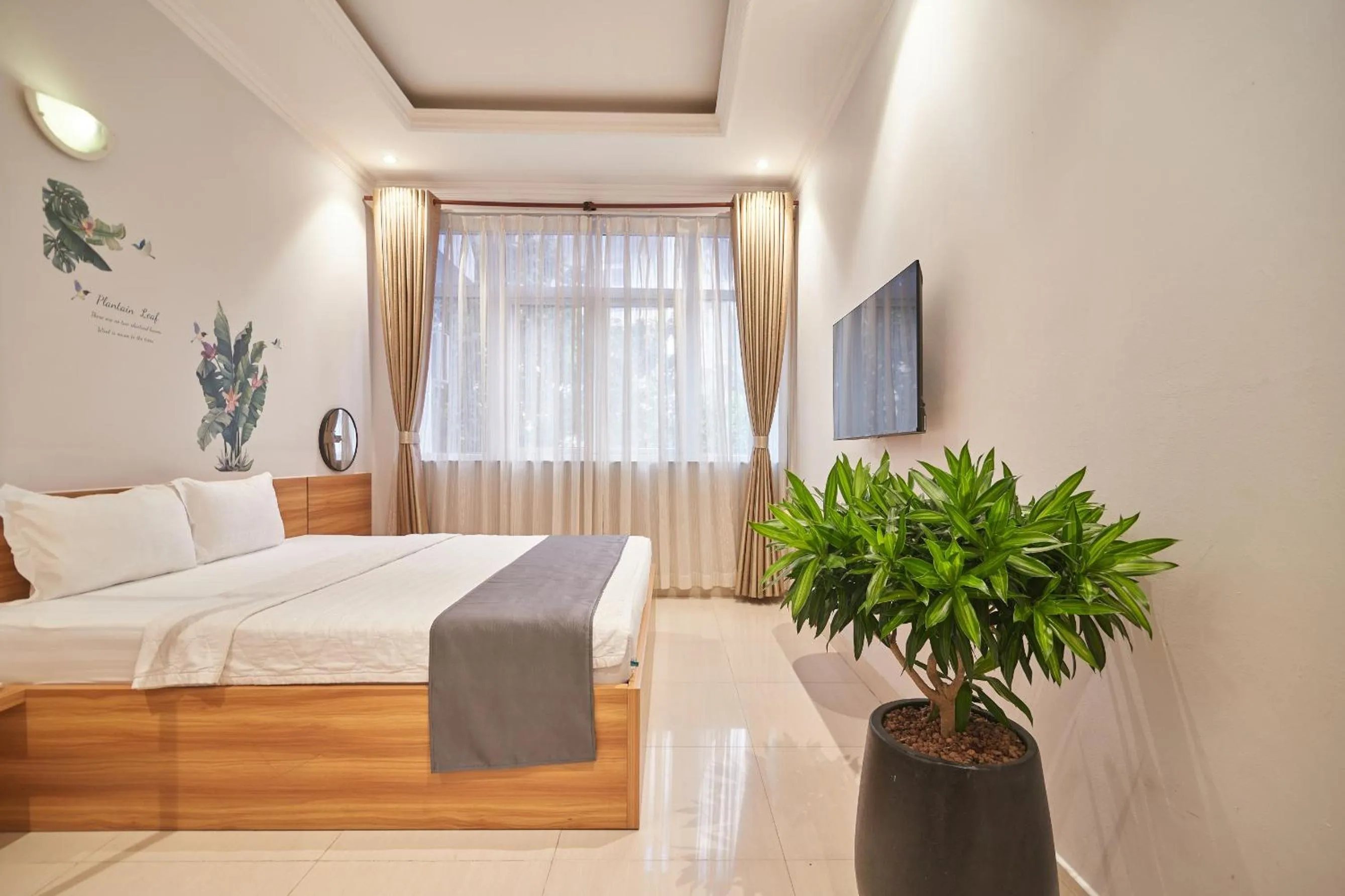 Bedroom, Bed in Bin Bin Hotel 2 - Near Him Lam D7