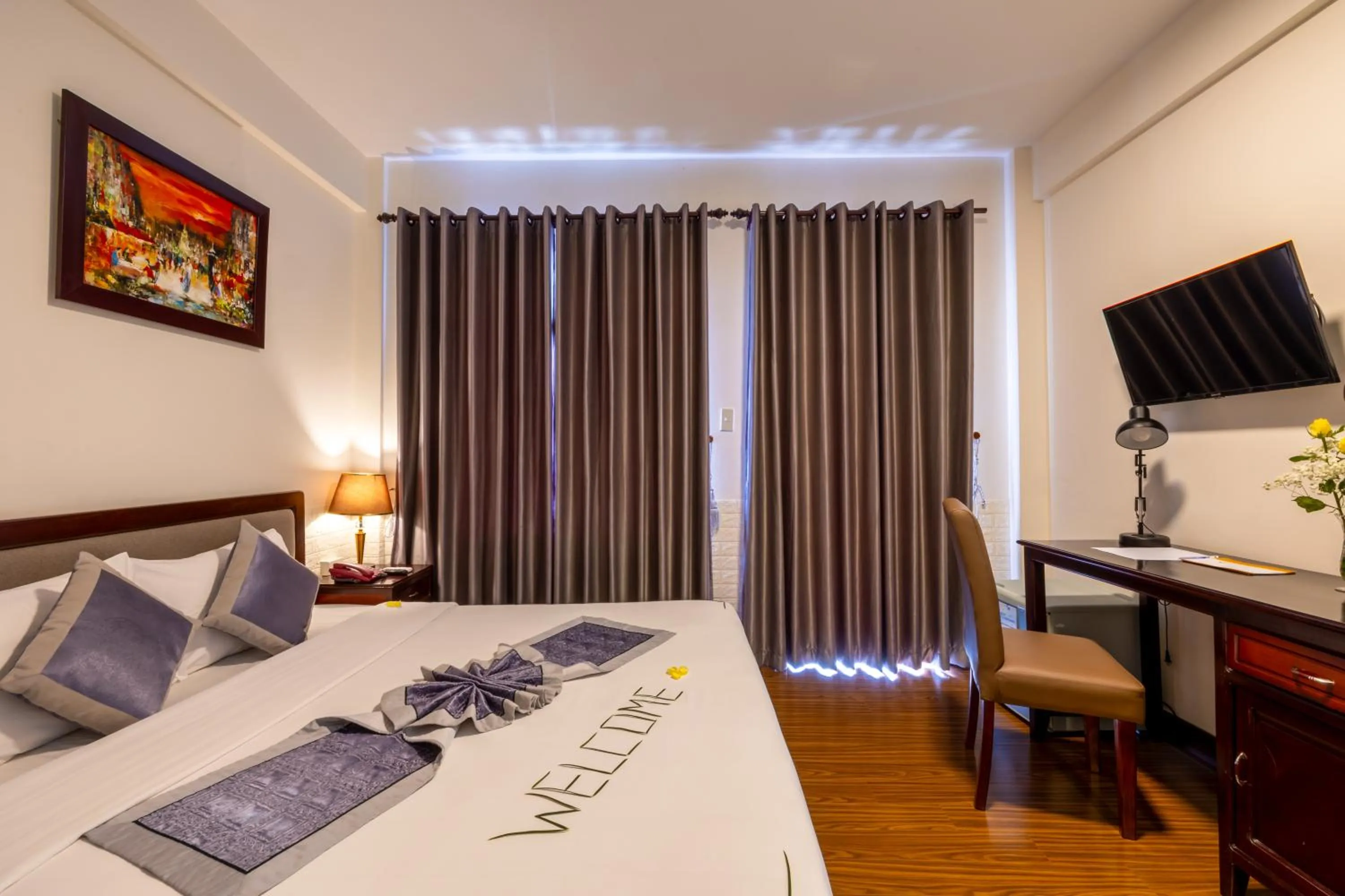 Bed in Baly Hotel Hue