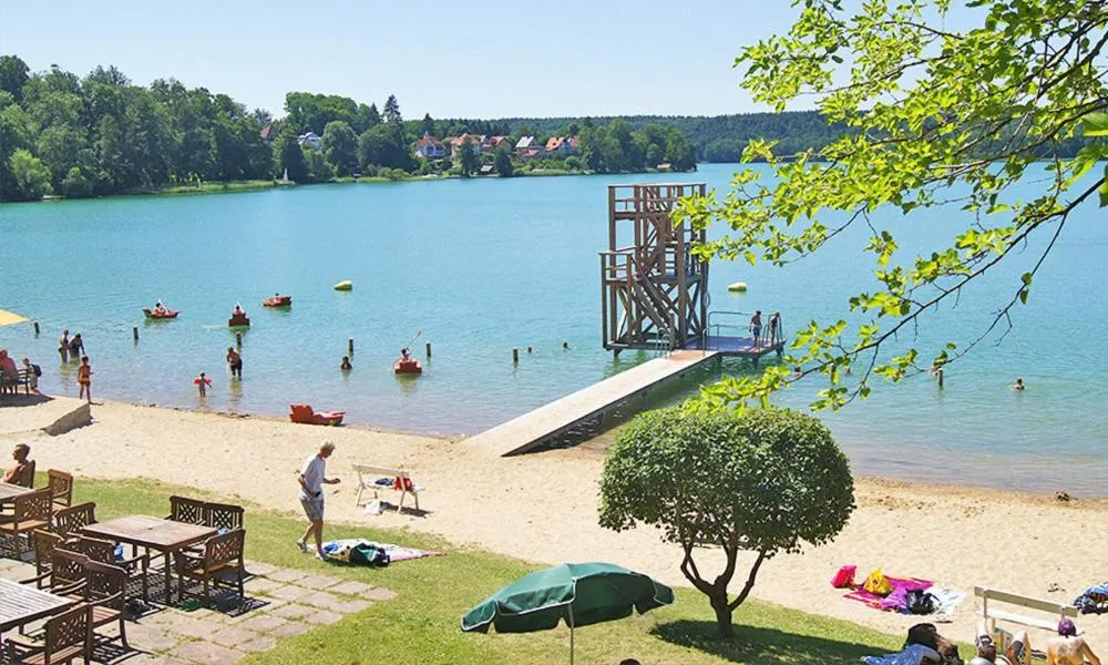 Beach in Strandhotel Buckow Resort & SPA gut-Hotels SEE