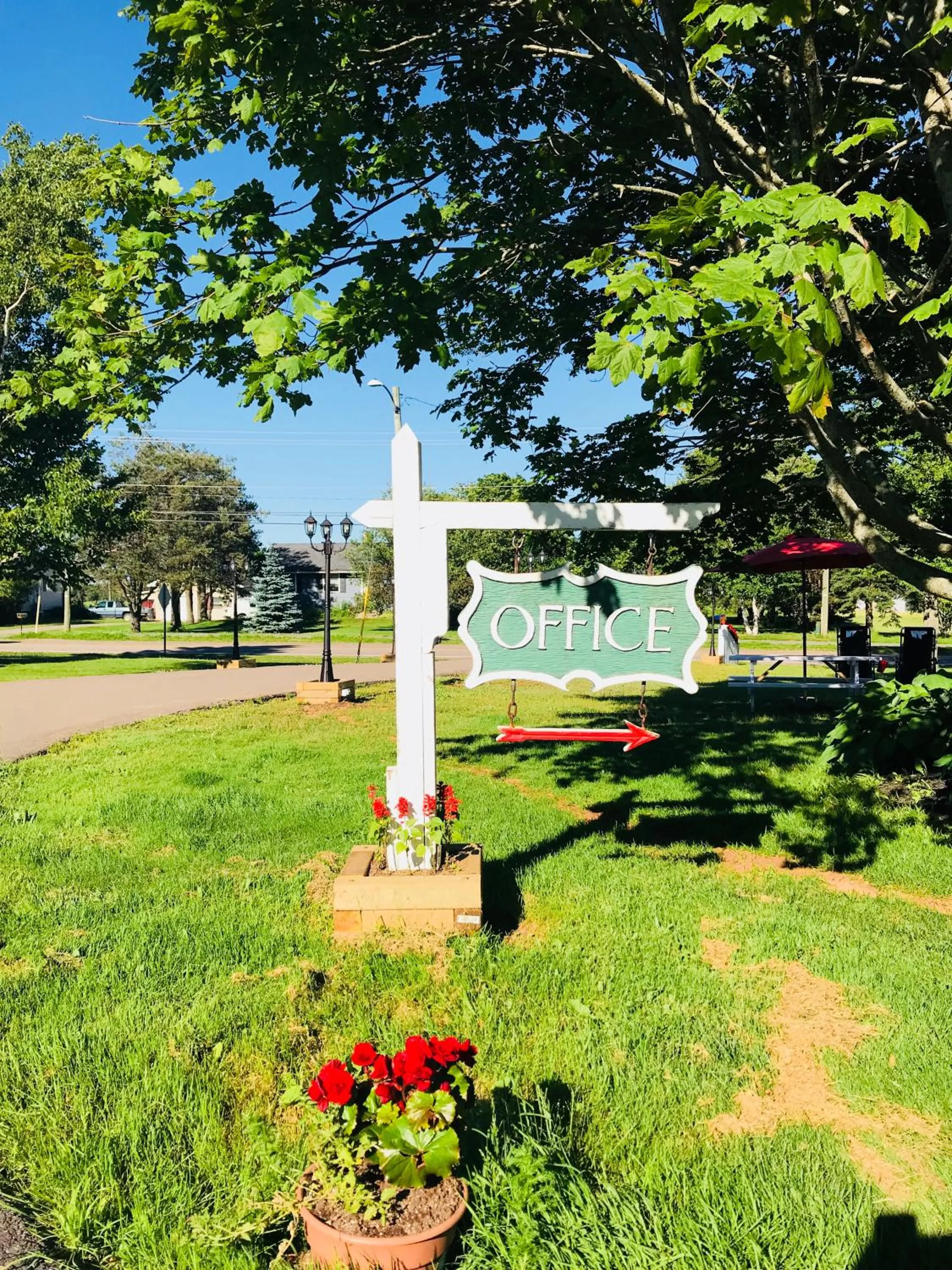 Lobby or reception in Fair Isle Motel