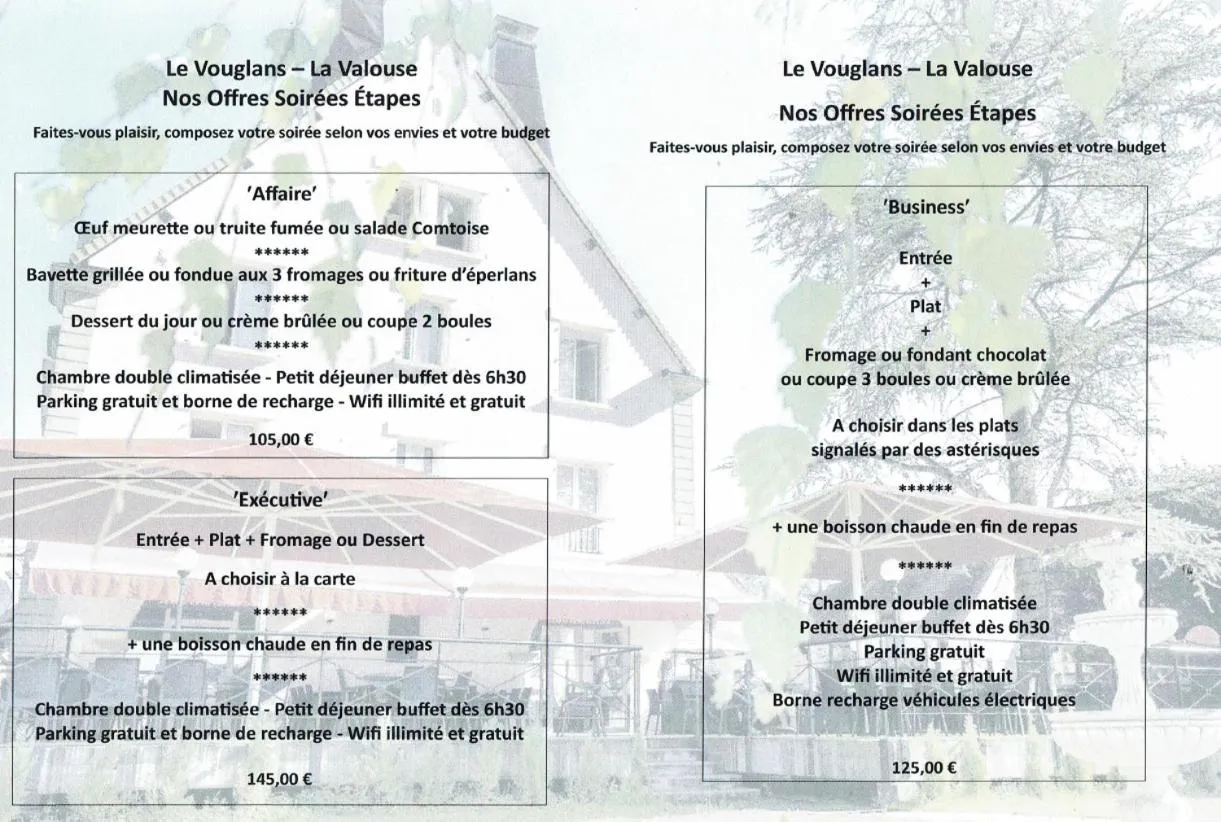 Hôtel Le Vouglans - Restaurant La Valouse