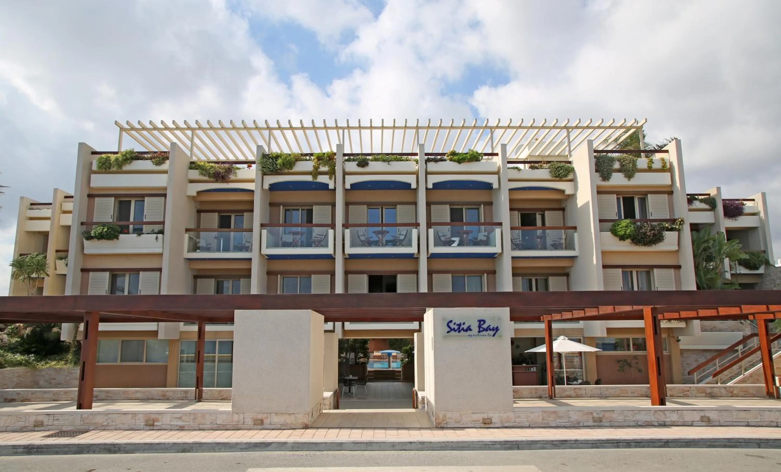 Property building in Sitia Bay