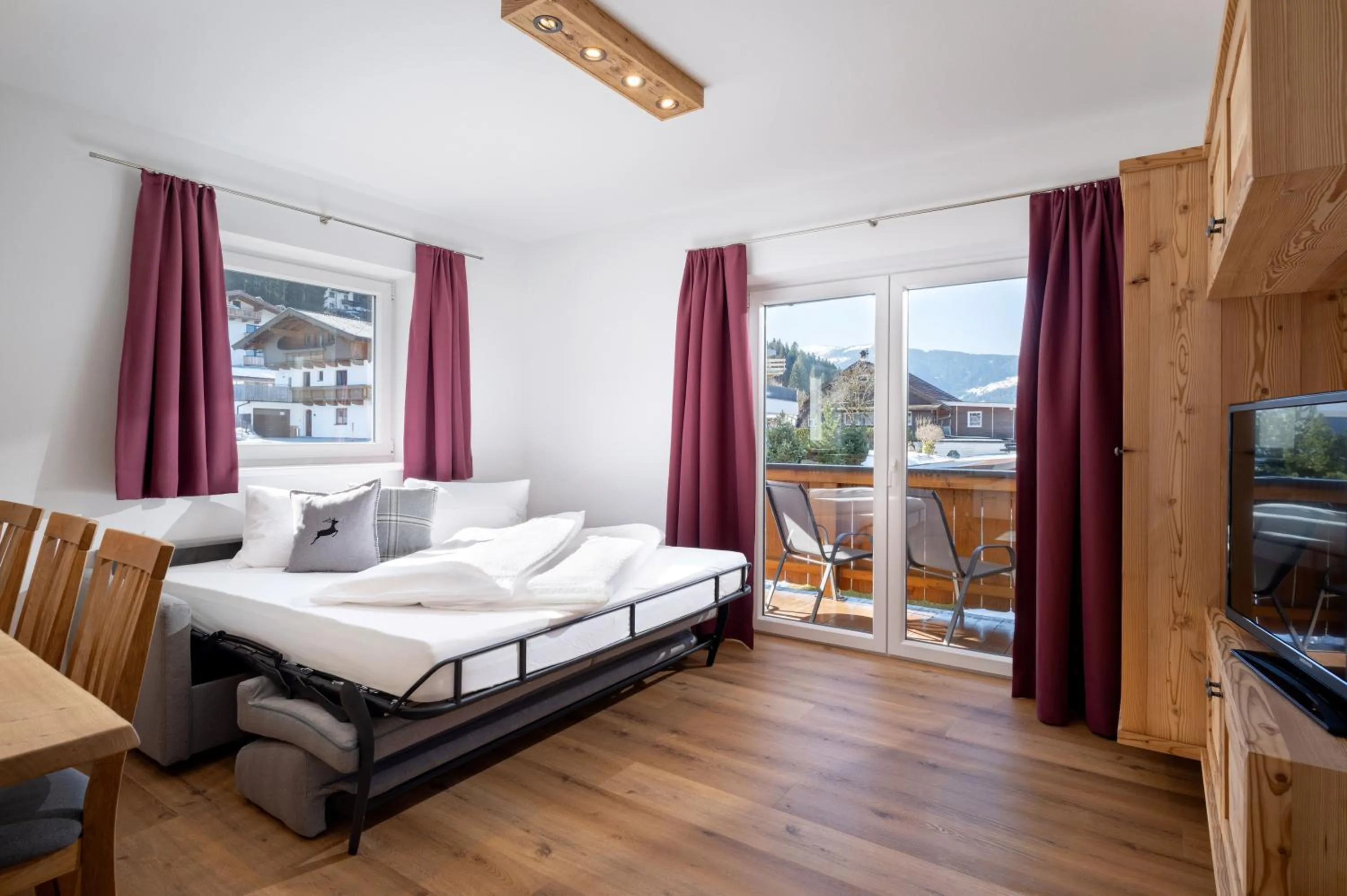 Bed in Activ Wellness - Appartement Schermerhof