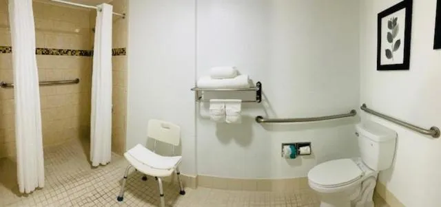 Shower in The Palms Inn & Suites Miami, Kendall, FL