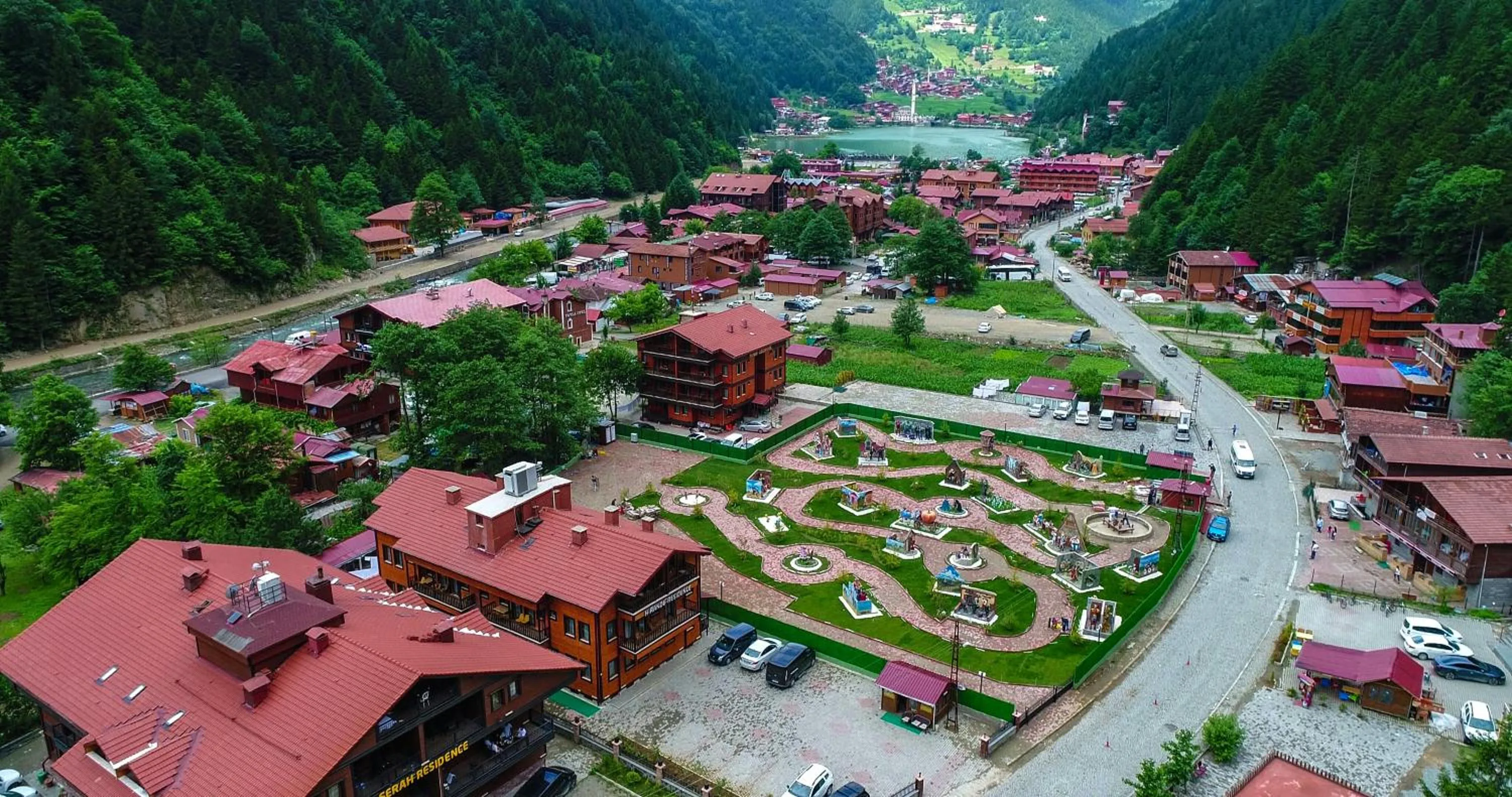 Bird's eye view in Hirande Uzungöl