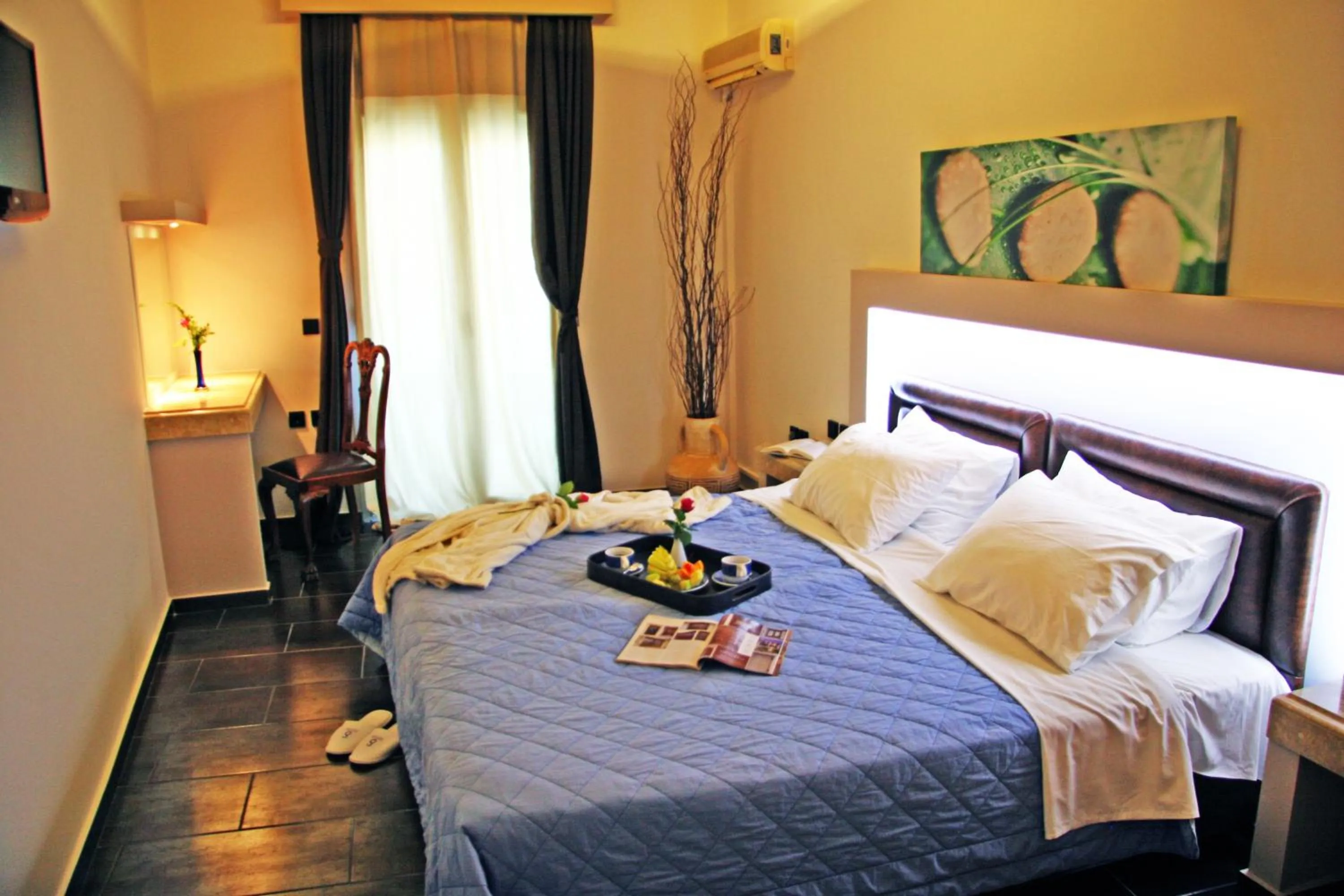 Property building, Bed in Samos Bay Hotel by Gagou Beach
